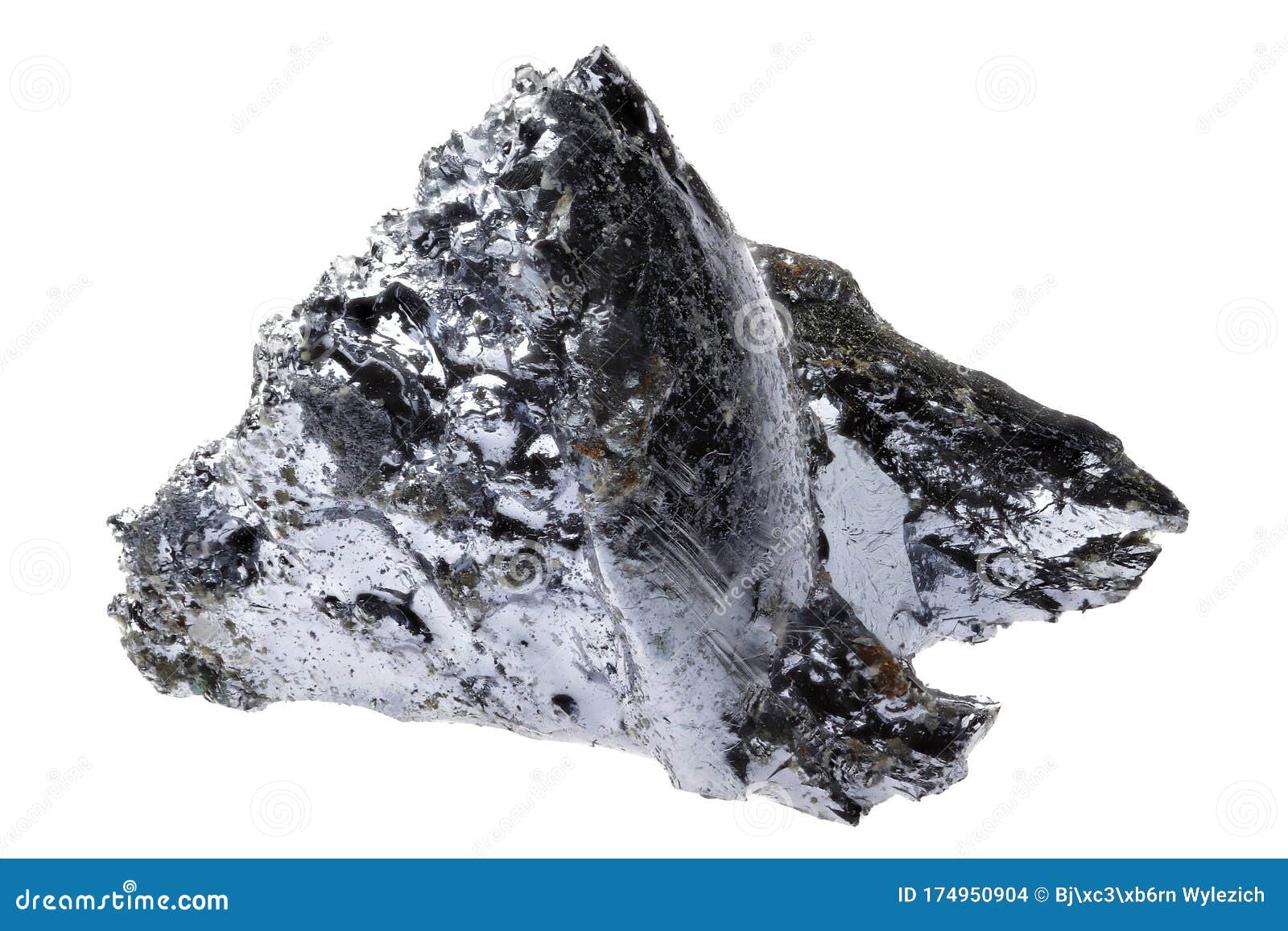 Osmium, Metal Pieces For Sample. Heaviest Metal Is Osmium Stock Image