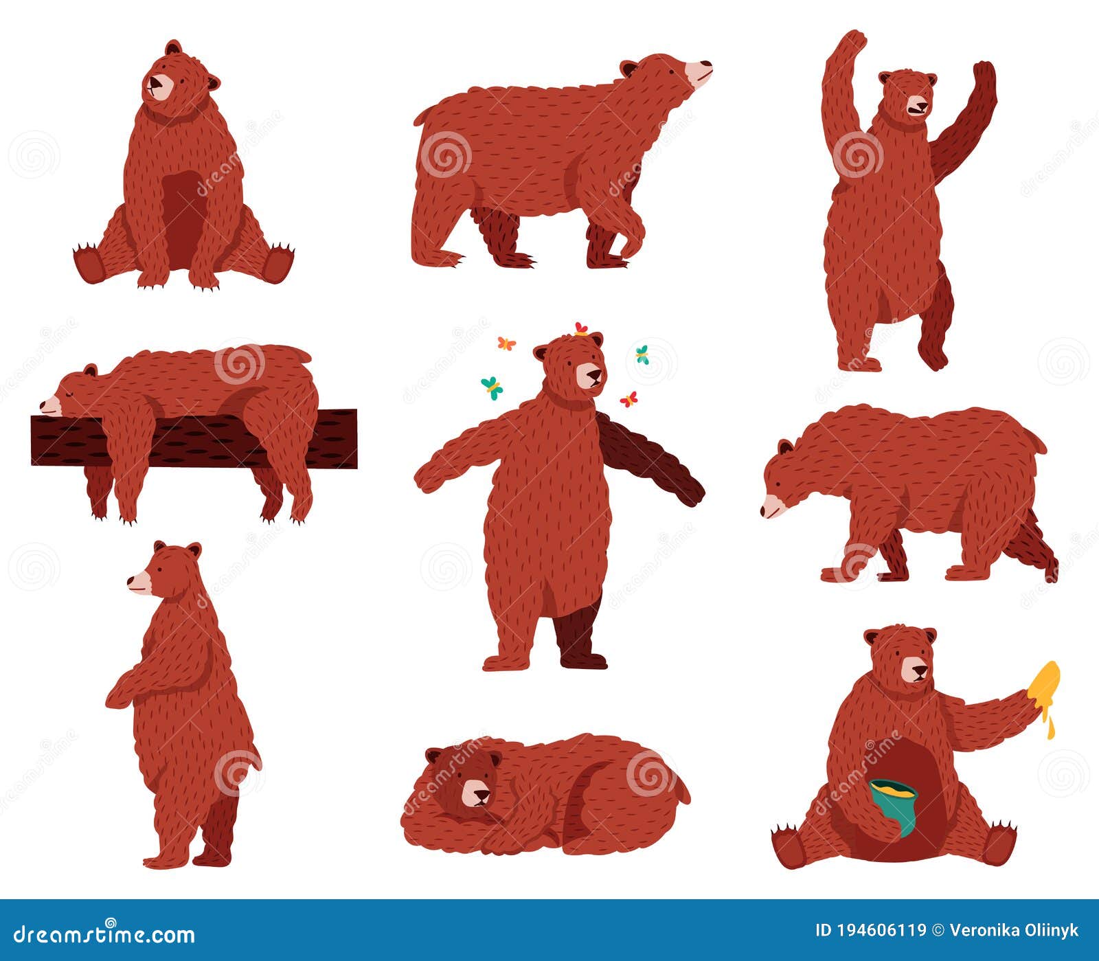 Oso Pardo Pardo. Dibujos Animados Salvajes Osos Adorables Osos Pieles Forestales Animales Sentados Jugando Y Durmiendo Mamíferos a Ilustración del Vector - Ilustración de historieta, mascota: 194606119 Oso Pardo Pardo. Dibujos Animados Salvajes Osos Adorables Osos Pieles Forestales Animales Sentados Jugando Y Durmiendo Mamíferos a Ilustración del Vector - Ilustración de historieta, mascota: 194606119
