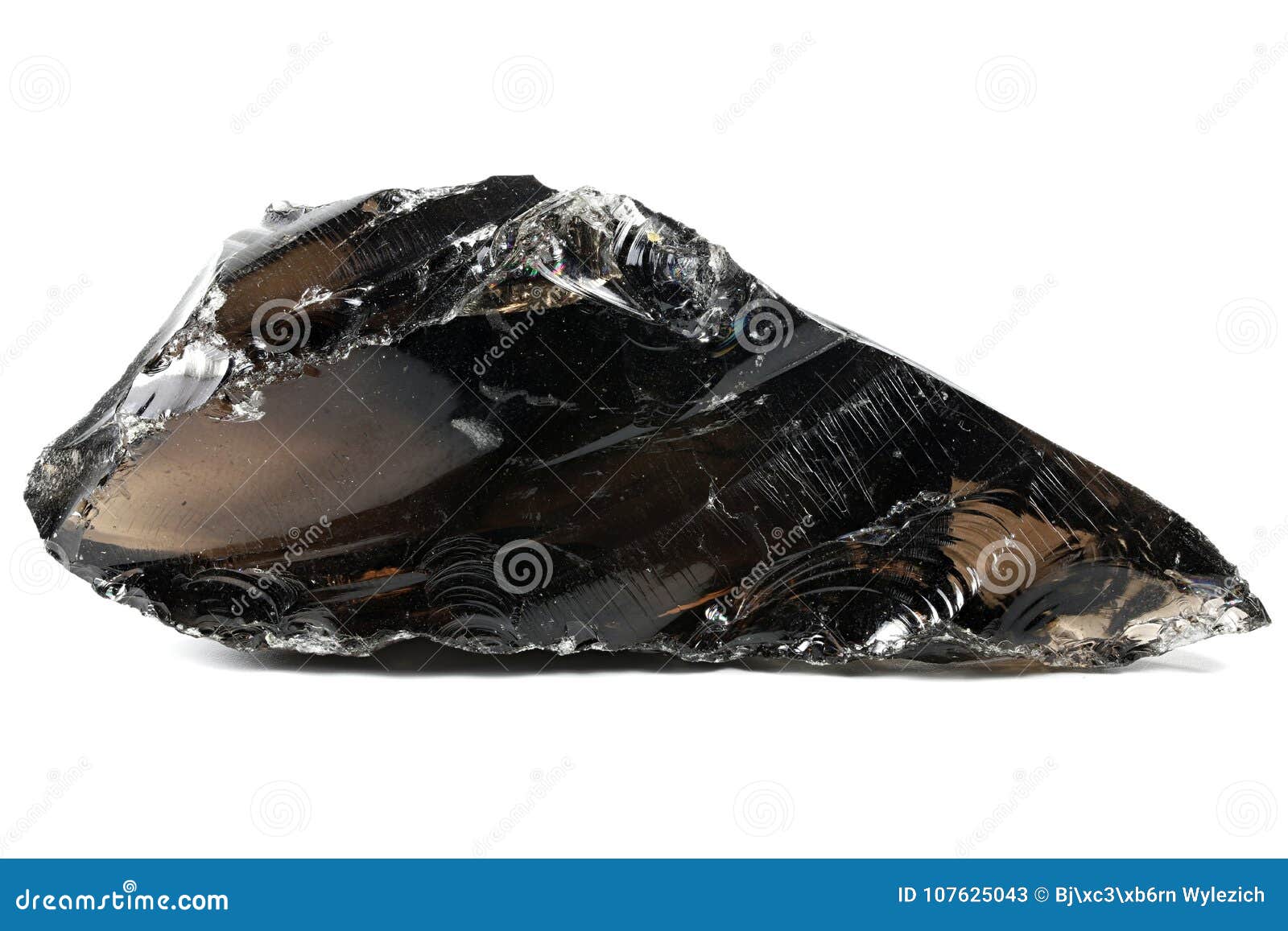 Ossidiana nera immagine stock. Immagine di ruvido, mineralogia - 107625043