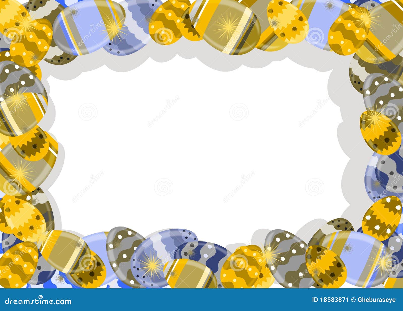 Ostern-Rahmen Stockbild - Bild: 18583871