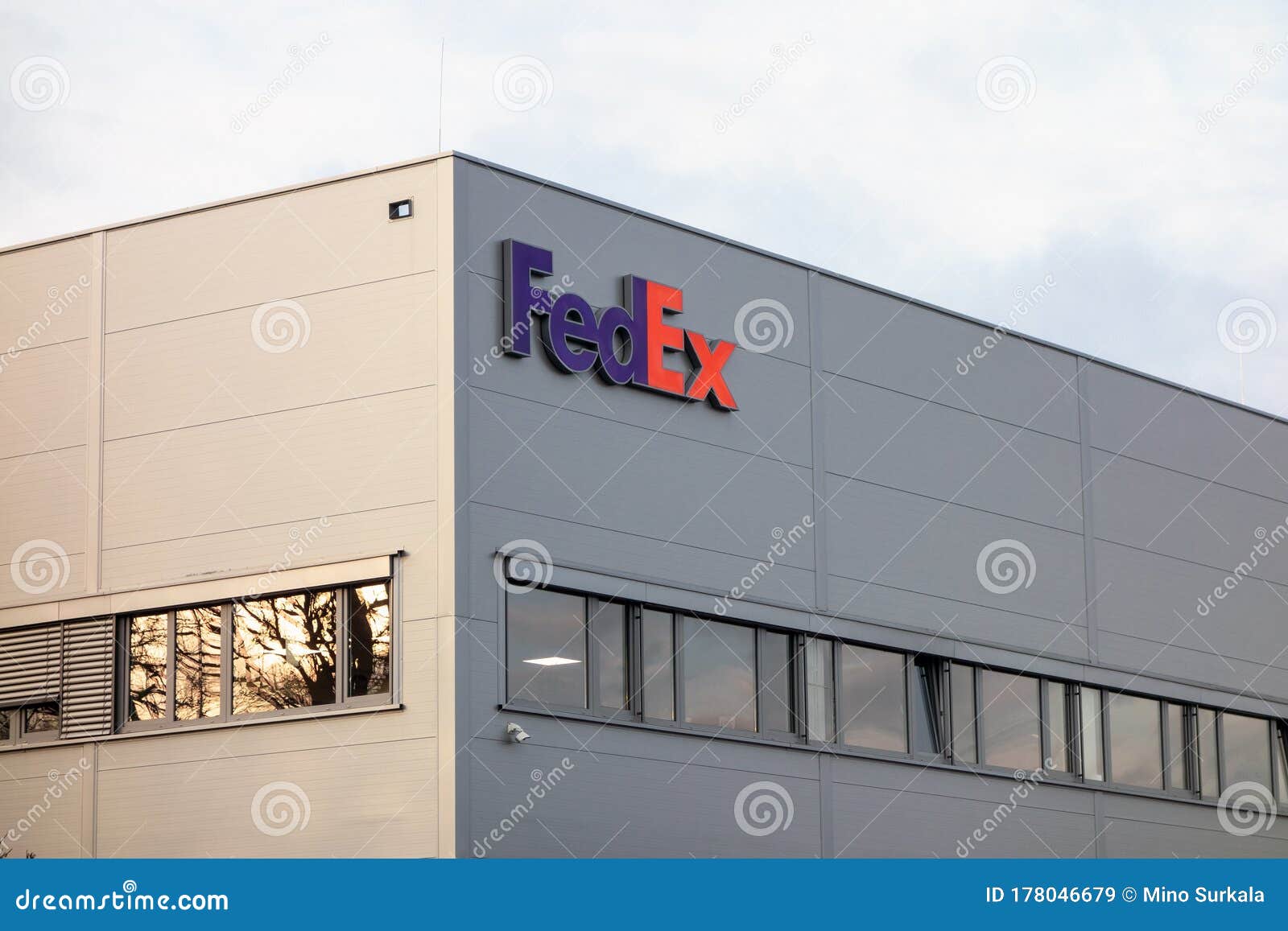 The Warehouse of the FedEx Multinational Delivery Company in Ostrava ...