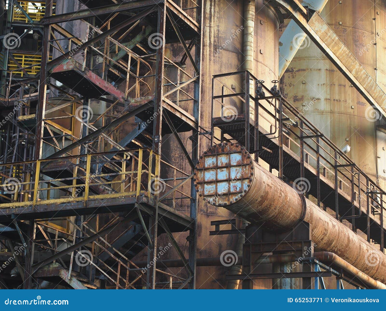 Ostrava Industrial Area Vitkovice Stock Image Image of outside