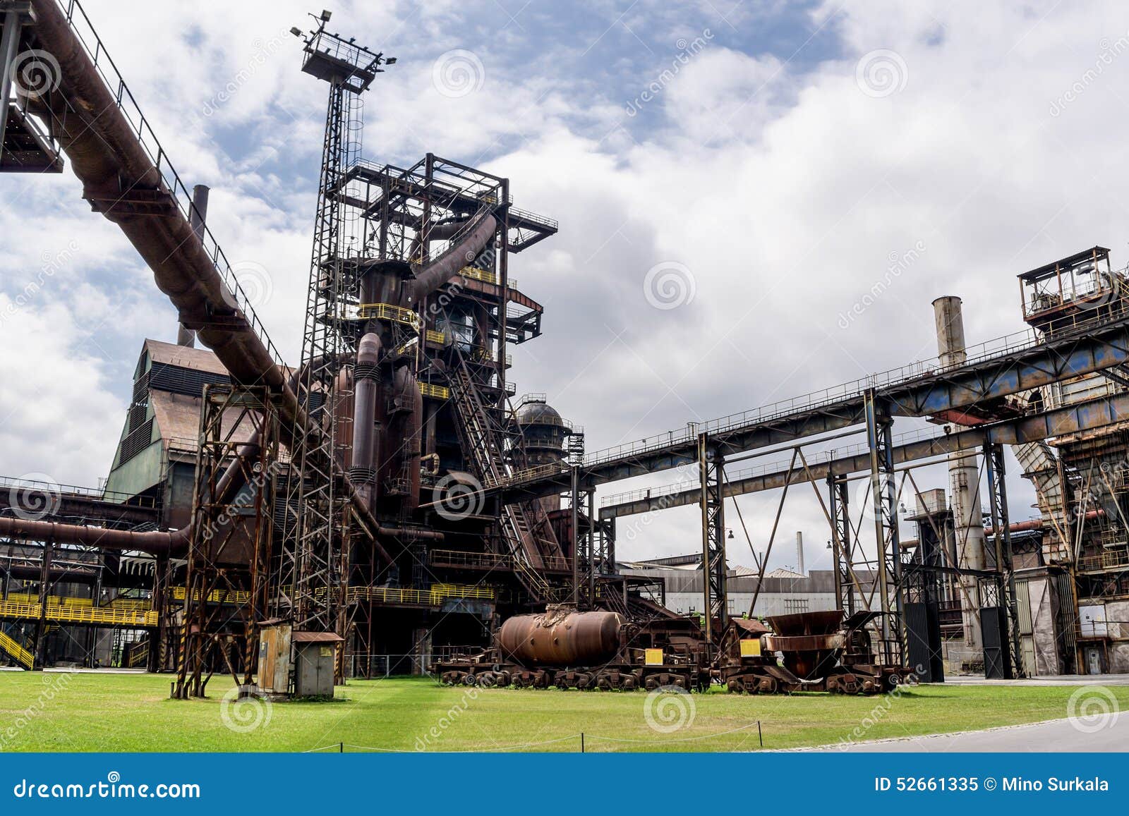 Ostrava Vitkovice Industrial Area Stock Image Image of iron, business