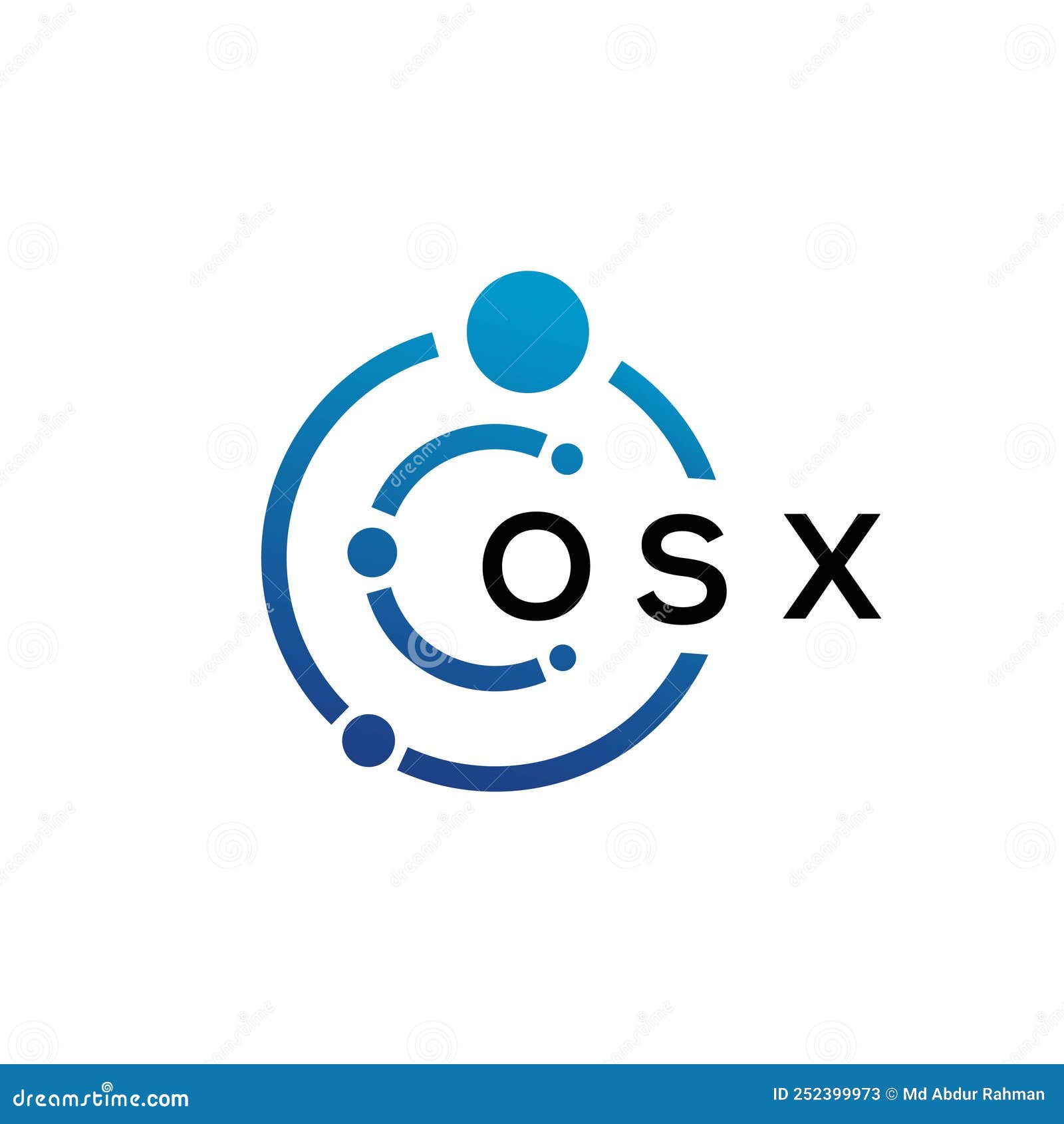 osx letter technology logo  on white background. osx creative initials letter it logo concept. osx letter 