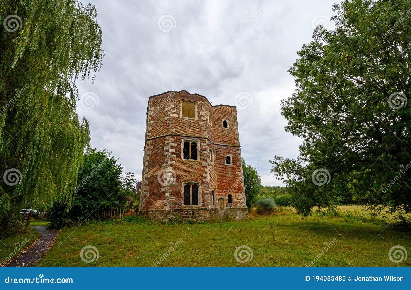 otford palace or the archbishop`s palace in otford, kent, uk