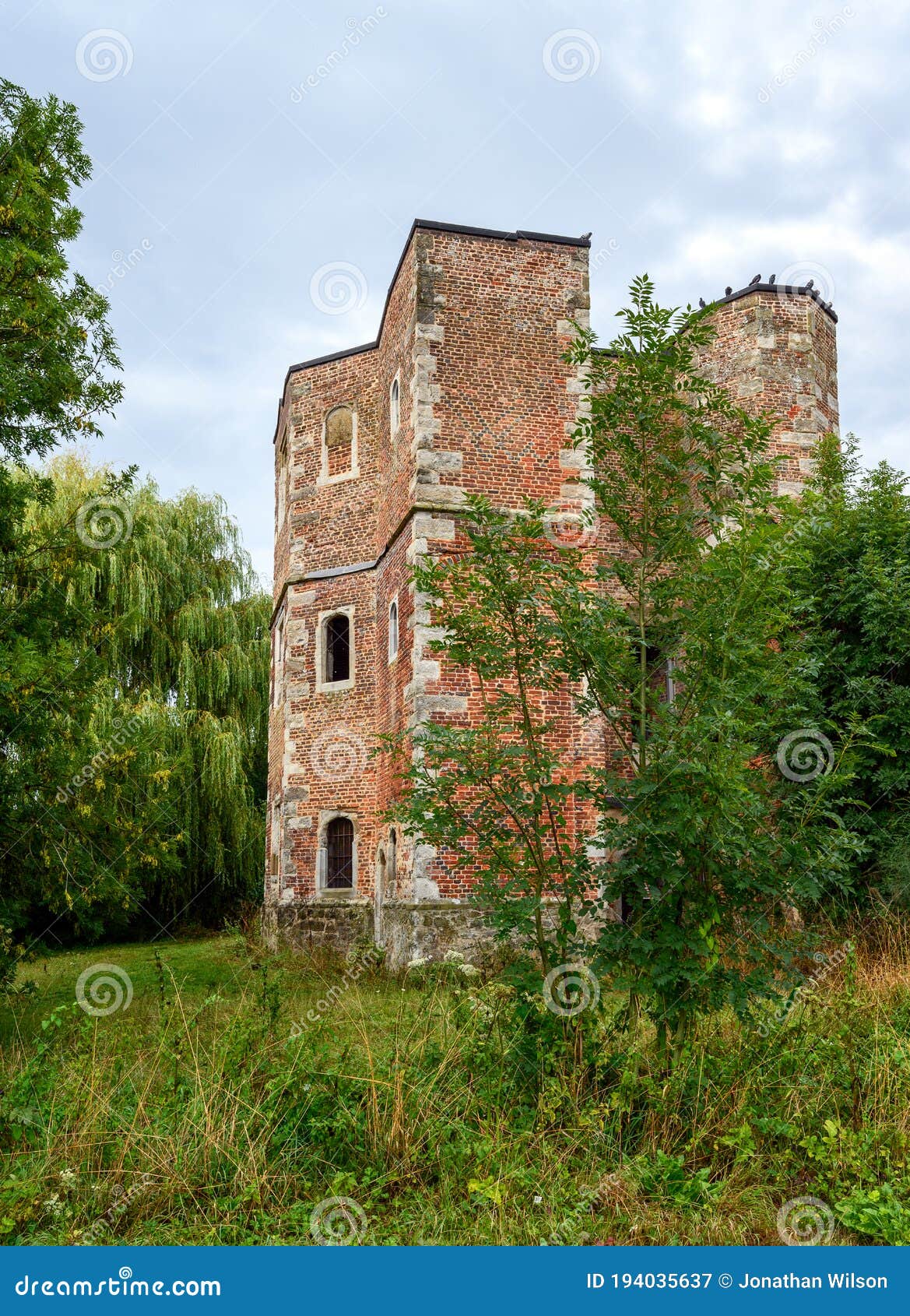 otford palace or the archbishop`s palace in otford, kent, uk