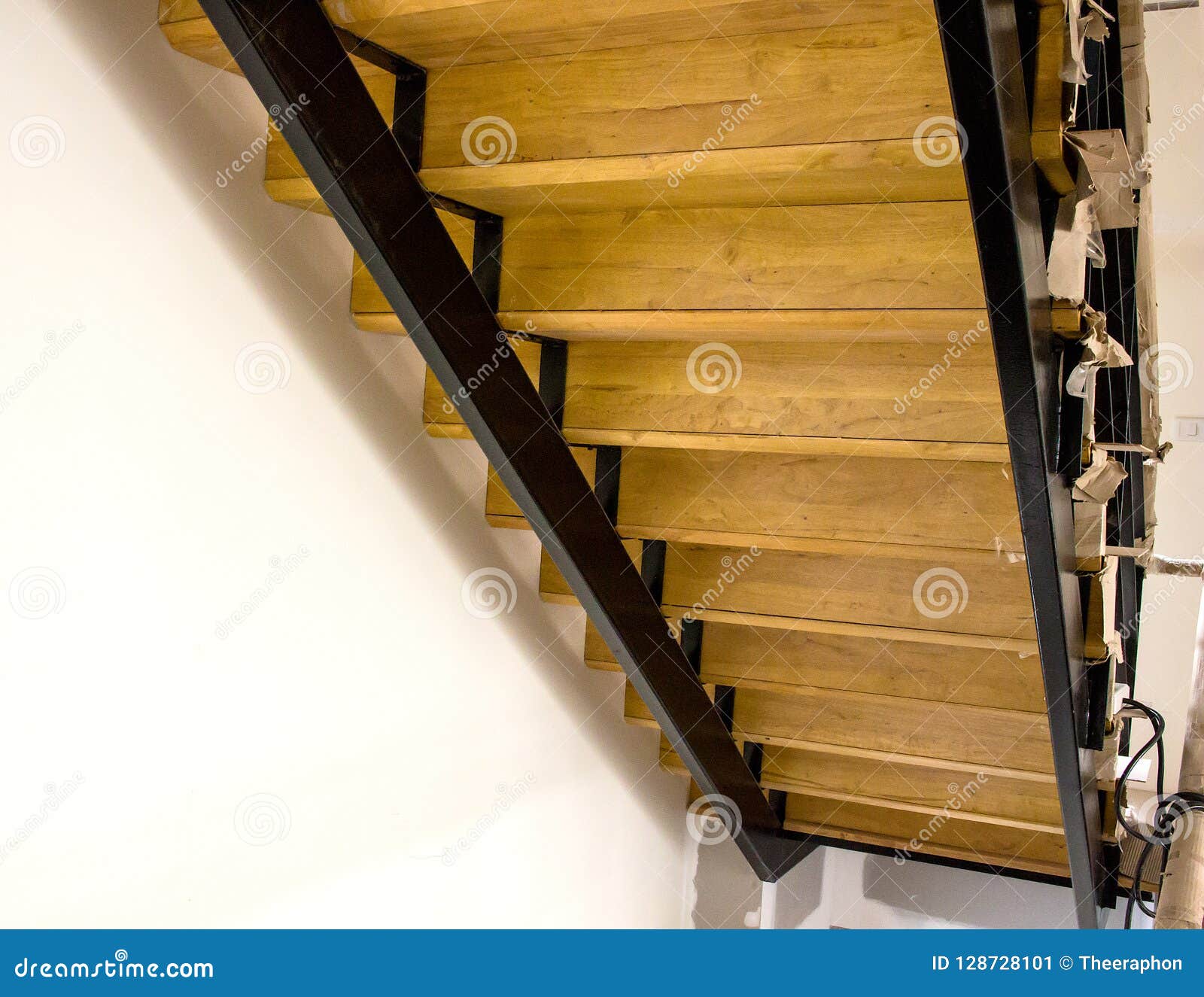 On the Other Side of the Aisle Stairs Stock Image - Image of home ...