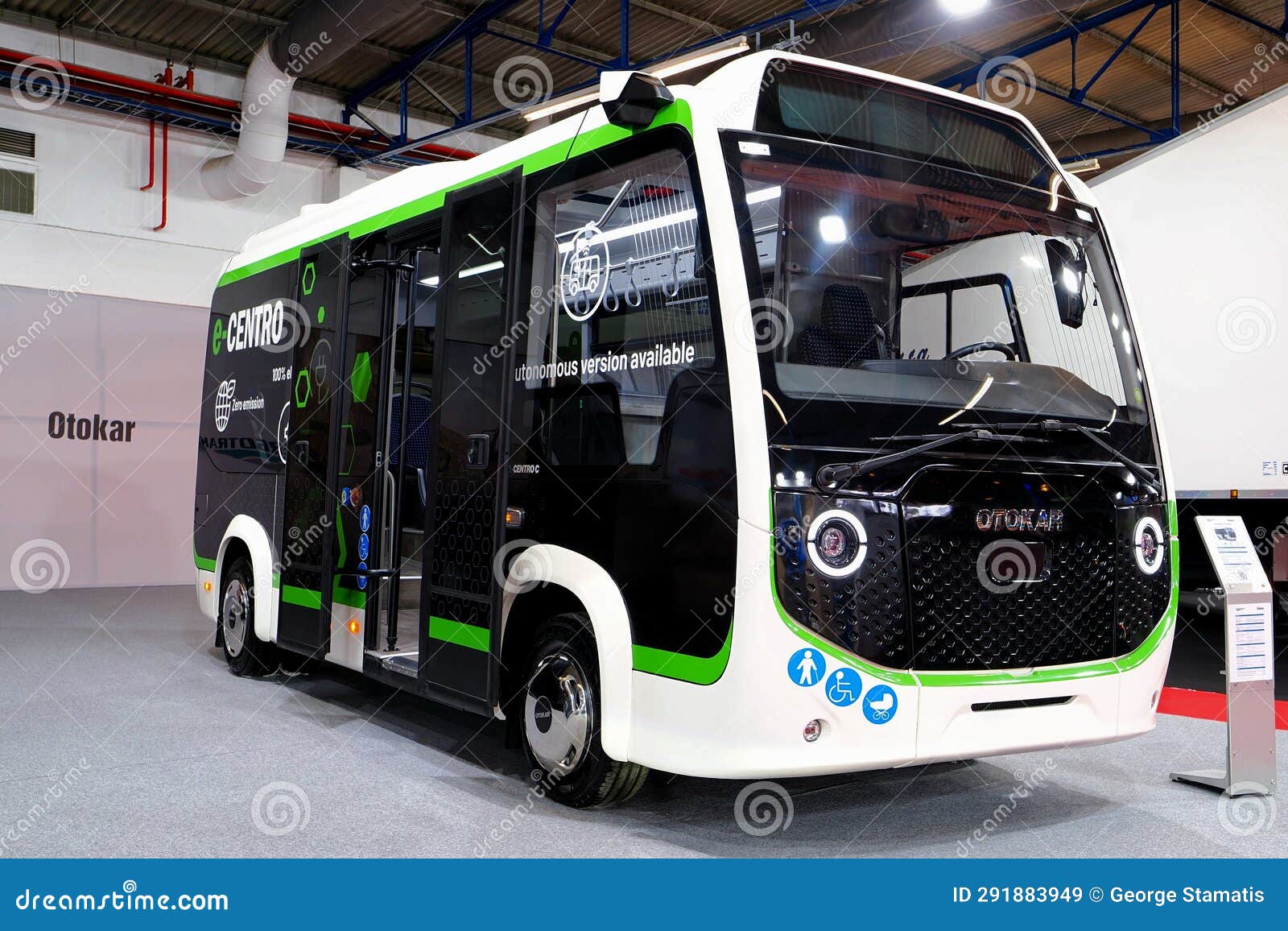 OTOKAR ECENTRO Minibus 2023 - Athens, Greece Editorial Stock Image