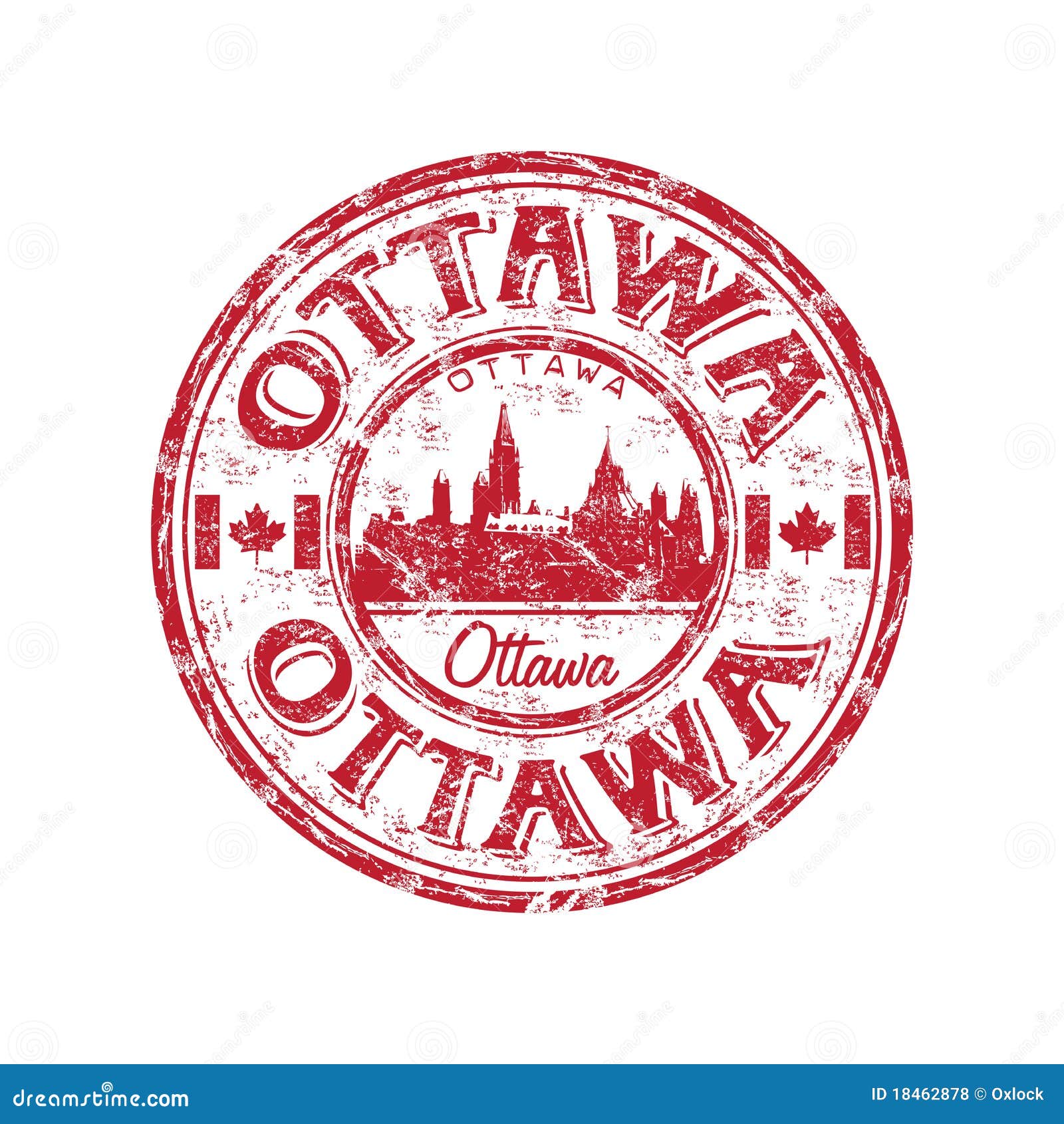 Ottawa grunge rubber stamp stock vector. Illustration of business 18462878