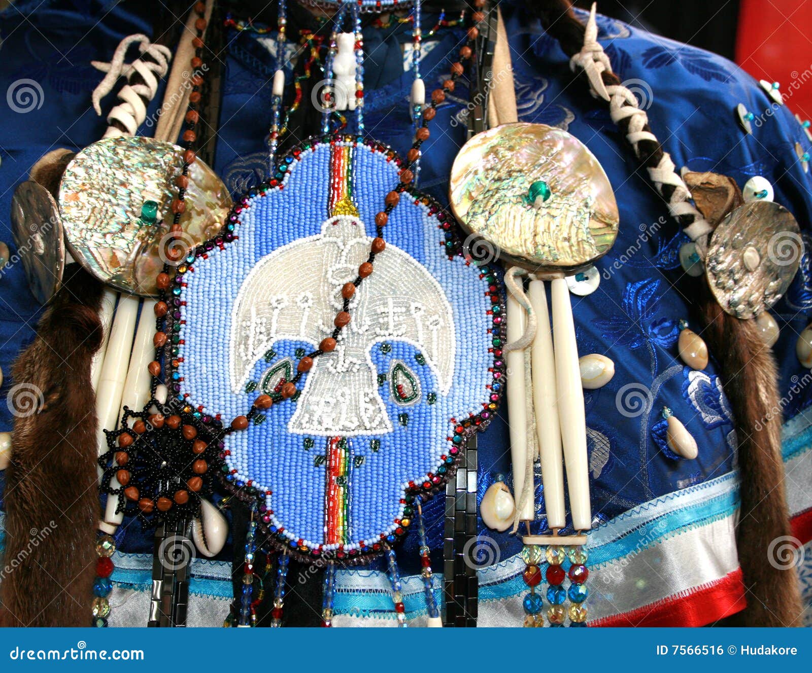 Ottawa Indian Beadwork Stock Photo 7566516