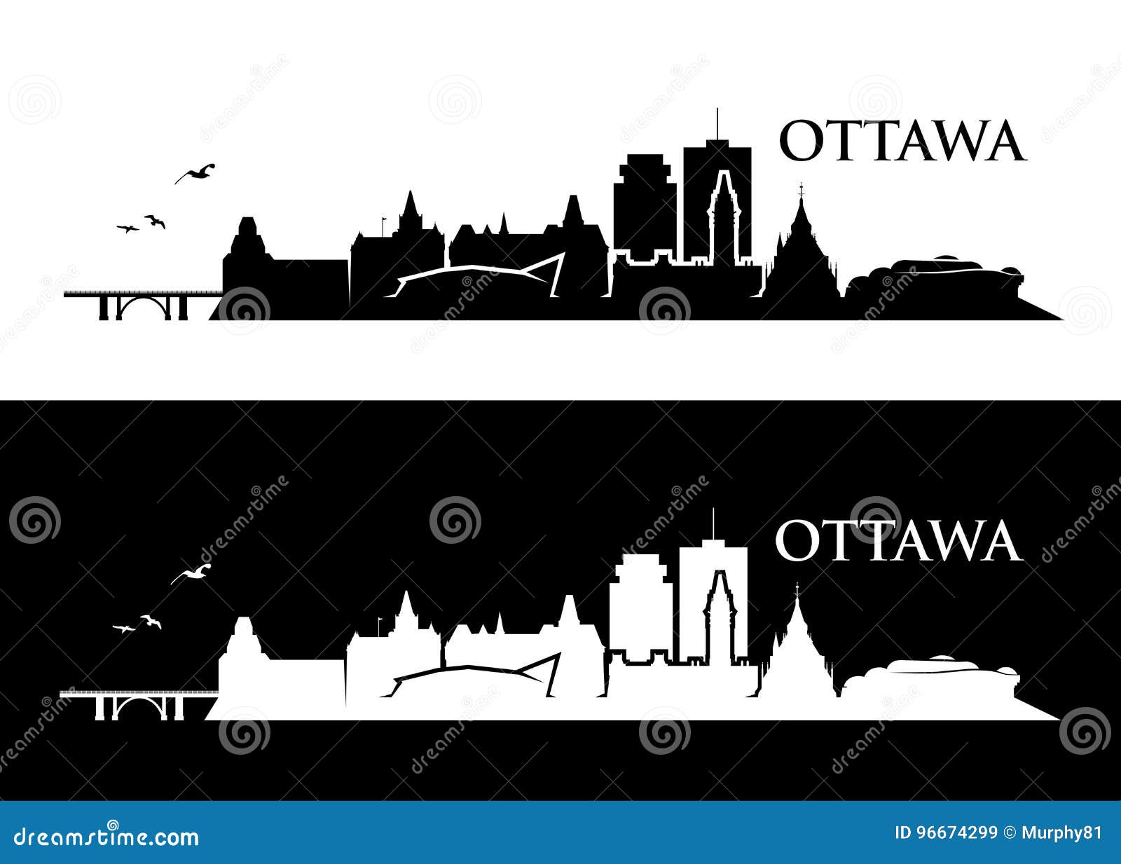 ottawa skyline - canada -  