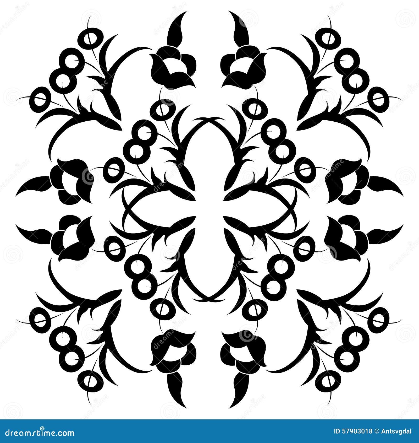 Ottoman motifs stock vector. Illustration of floral, antique 57903018