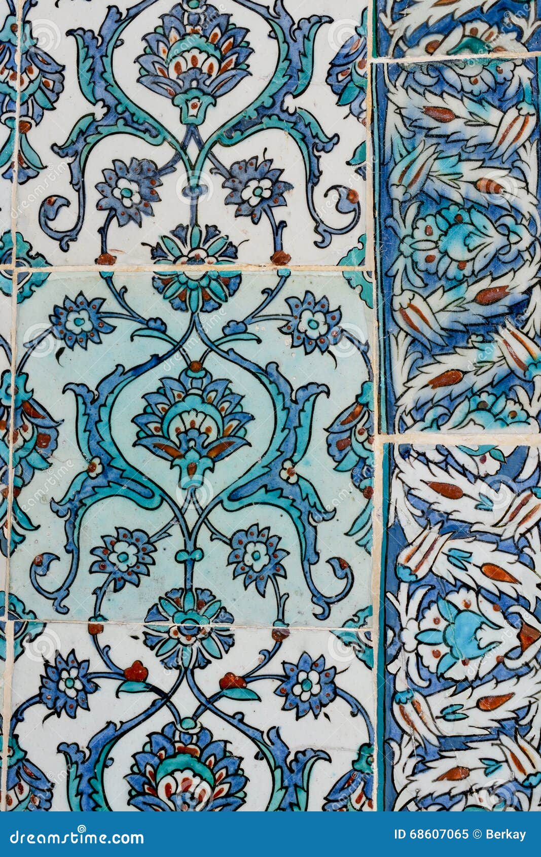 Ottoman Tiles stock image. Image of eastern, beautiful 68607065