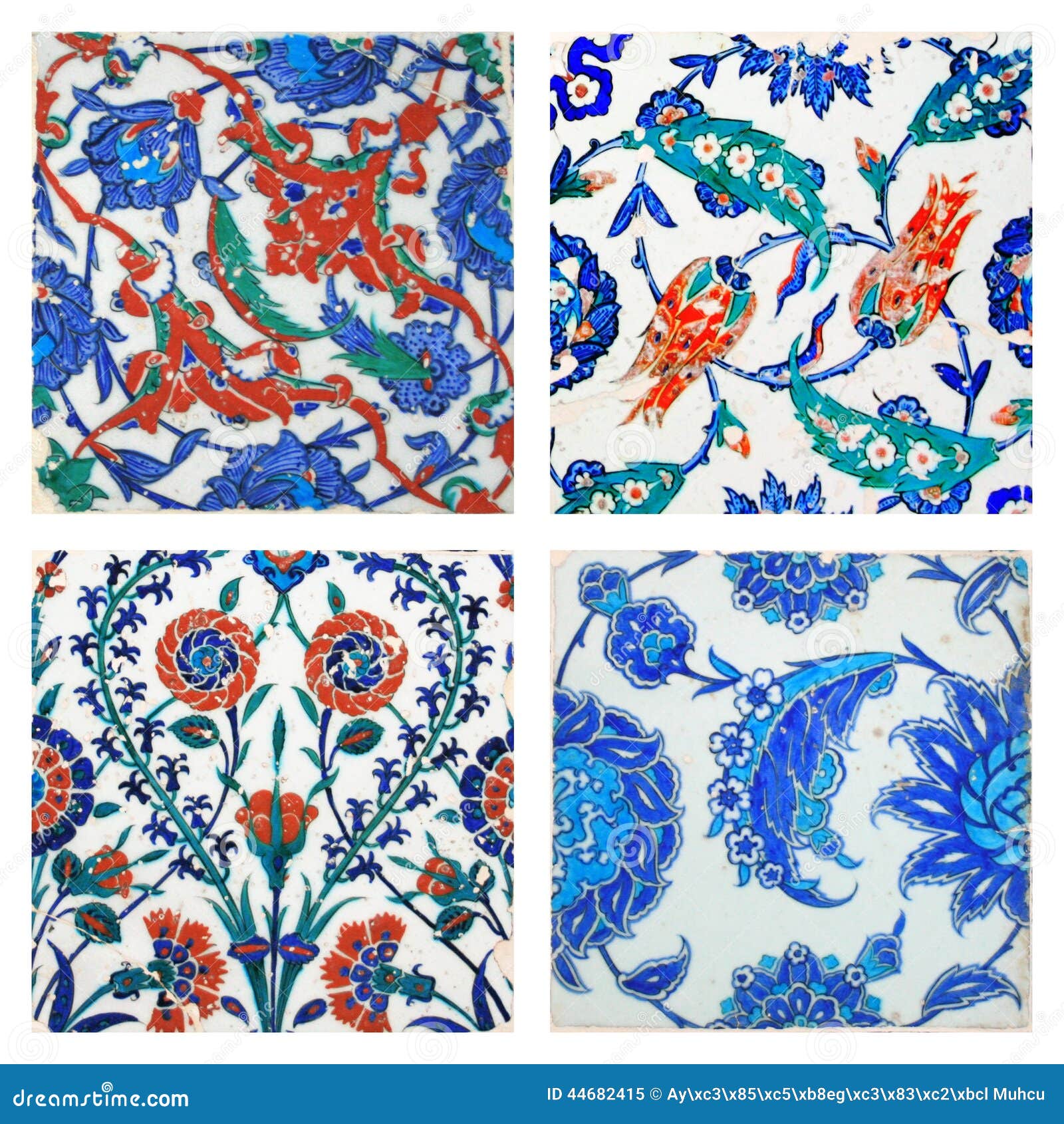 Ottoman wall tiles stock image. Image of oriental, curtains 44682415
