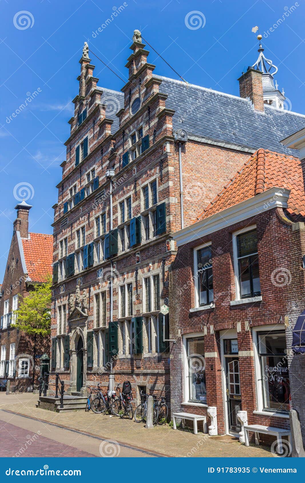 Oud Stadhuis in De Historische Stad Van Naarden Redactionele Afbeelding