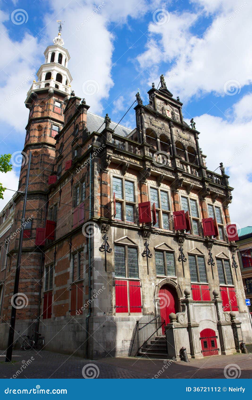Oud Stadhuis, Den Haag, Holland Stock Foto Image of klok, blauw 36721112