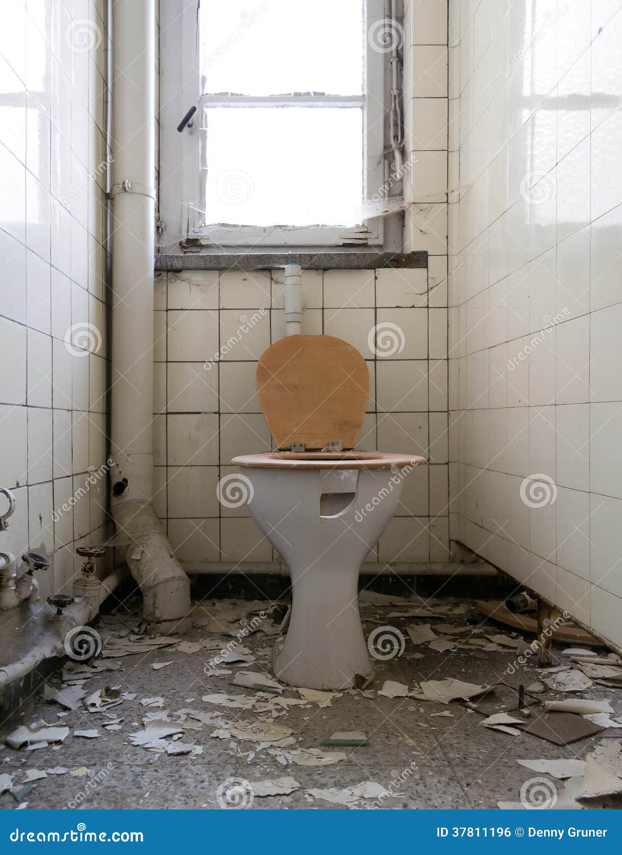 Oud toilet stock foto. Image of pijp, vuil, walgelijk 37811196