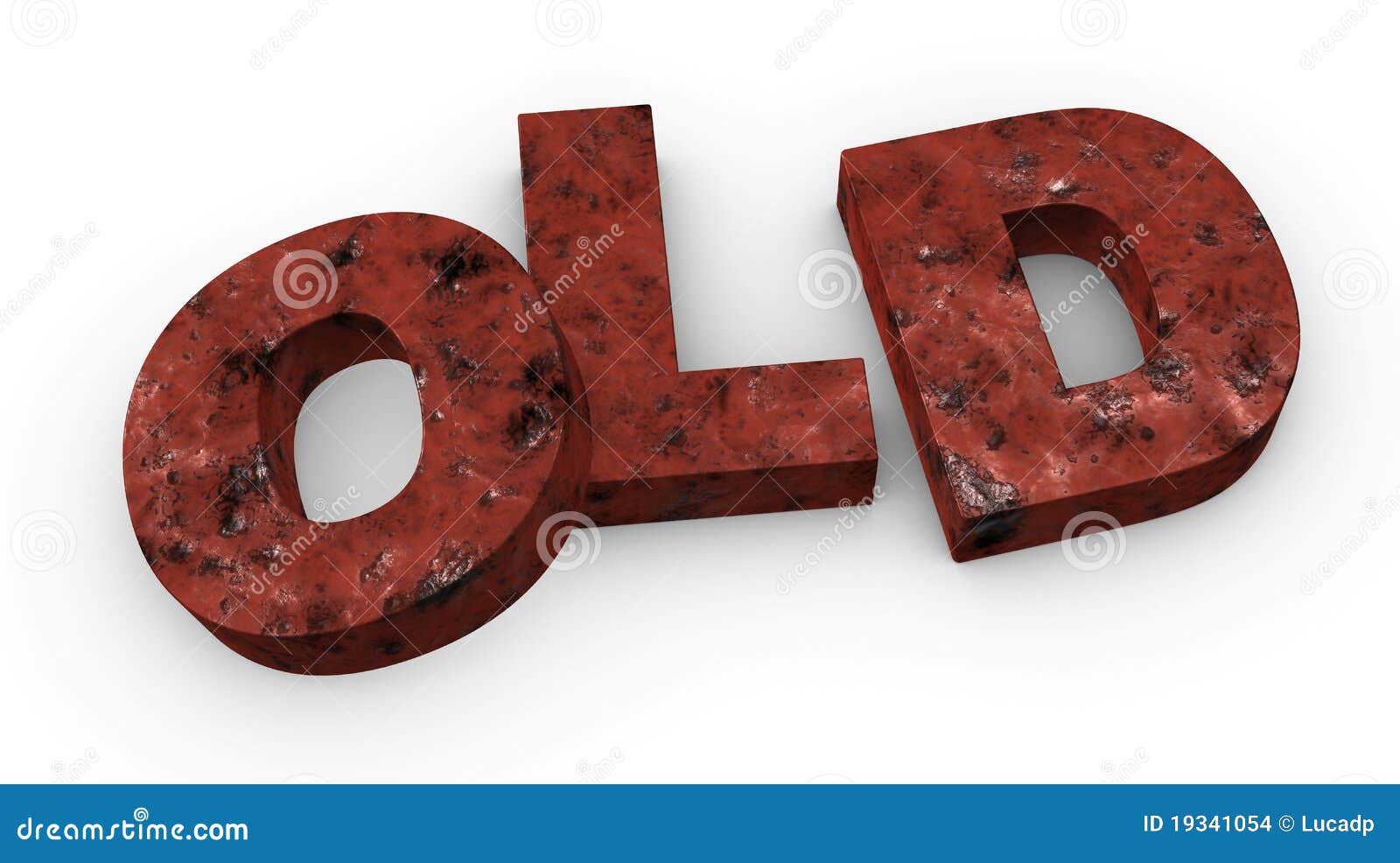 OUD woord stock illustratie. Illustration of roestig 19341054