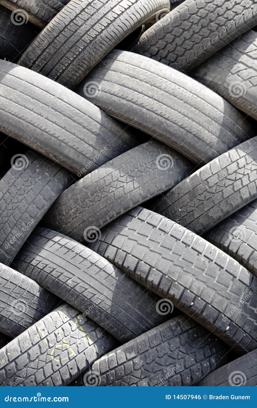 Oude Banden stock foto. Image of afval, stortplaats, patroon - 14507946