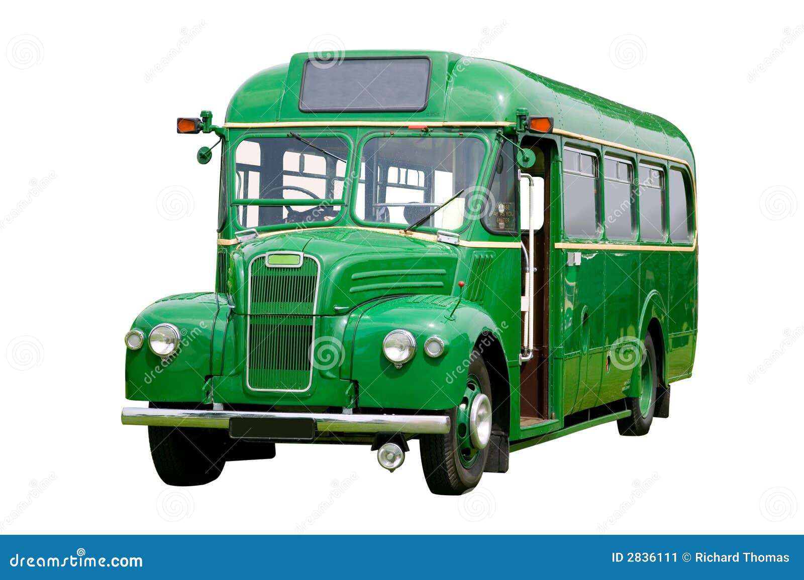 Levering klein Aardrijkskunde Oude groene bus stock afbeelding. Image of retro, wijnoogst - 2836111