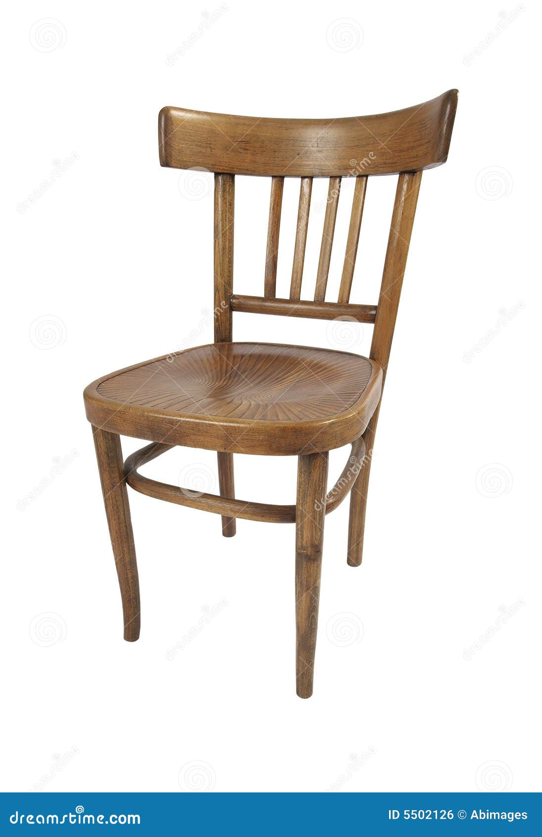 Straat molecuul vooroordeel Oude houten stoel stock foto. Image of houtkorrel, opgepoetst - 5502126