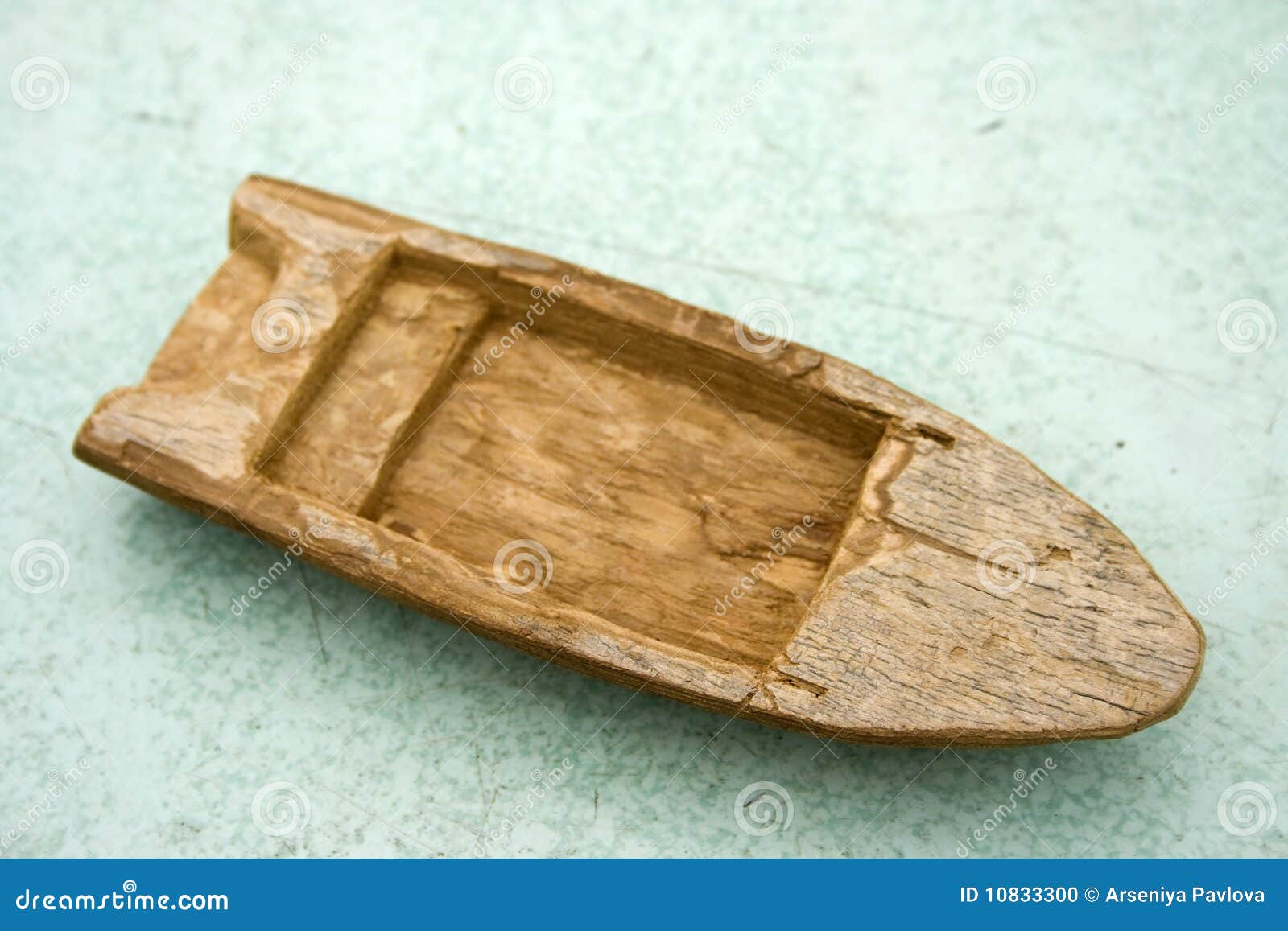 Oude Houten Stuk Speelgoed Boot Stock Foto - Afbeelding ...