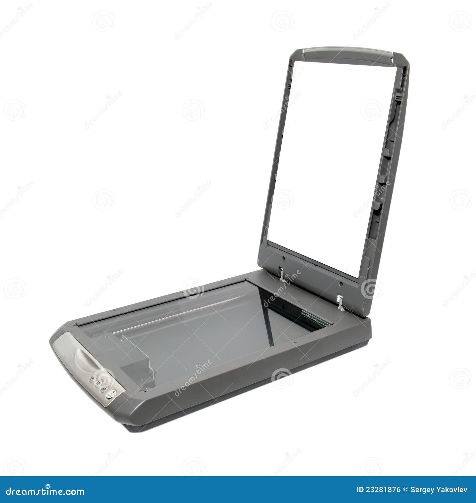 Oude scanner stock foto. Image of invoegen, menselijk 23281876