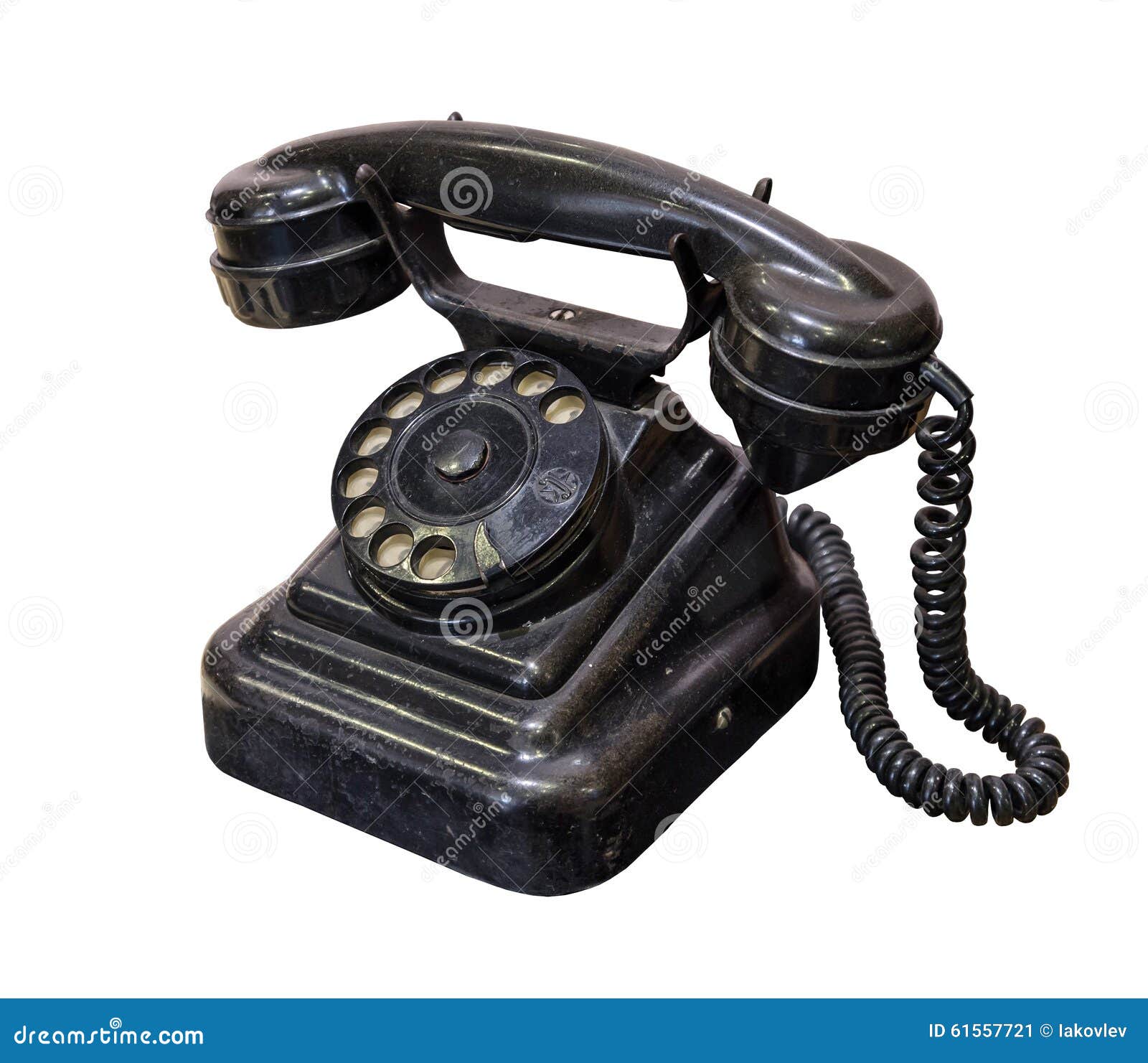 applaus kleurstof laden Oude zwarte telefoon stock afbeelding. Image of wijnoogst - 61557721