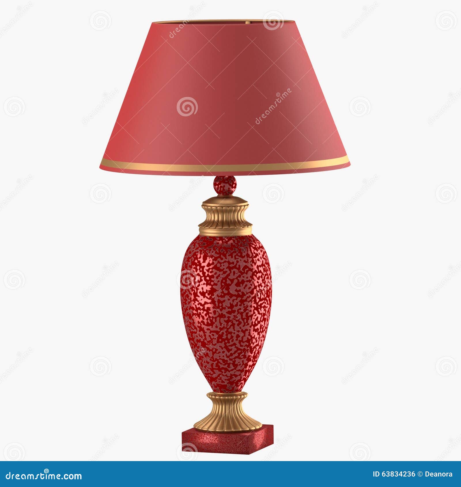 Verspreiding werkzaamheid Tropisch Ouderwetse Lamp Met Rode Koepel Stock Illustratie - Illustration of grijs,  illustratie: 63834236