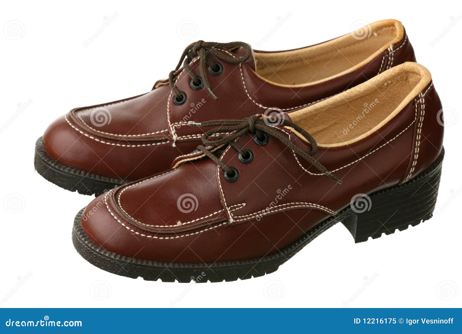 snijden reactie weten Ouderwetse Vrouwelijke Schoenen Stock Afbeelding - Image of wijfje, draad:  12216175