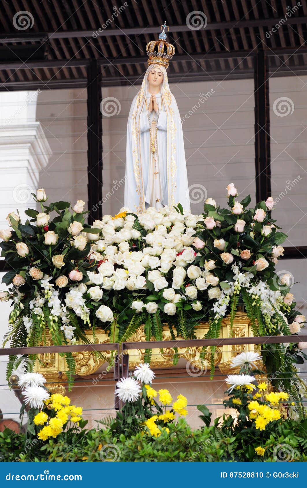 Our Lady of Fatima, Deity Statue, Christian Faith Editorial Image ...