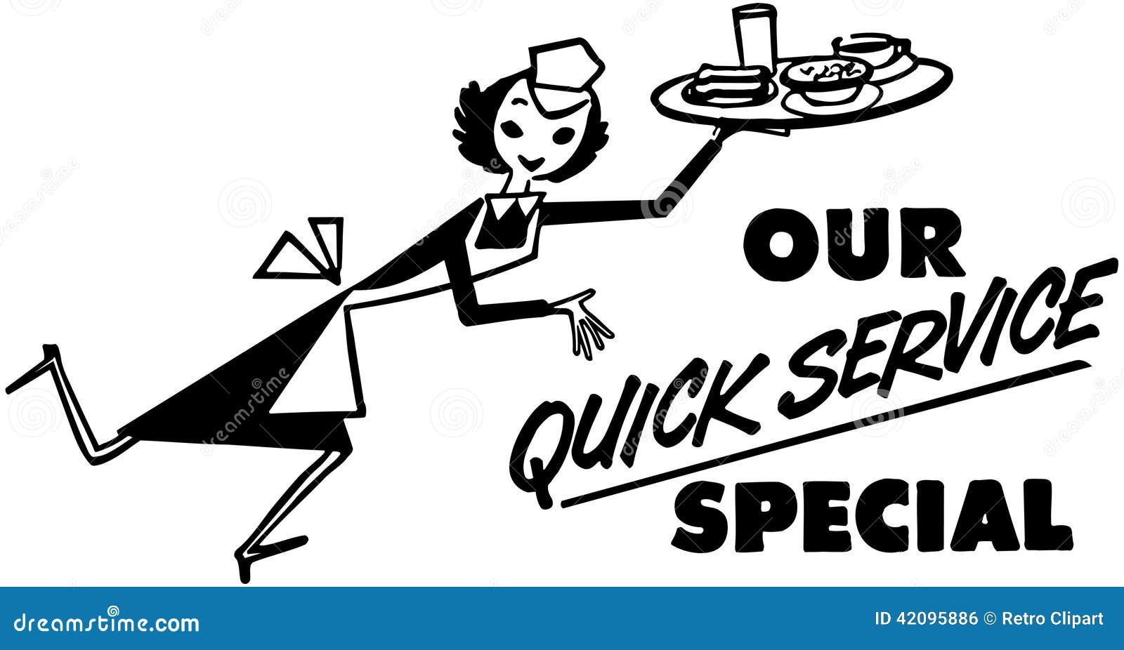 Our Quick Service Special stock vector. Illustration of hotdogs - 42095886
