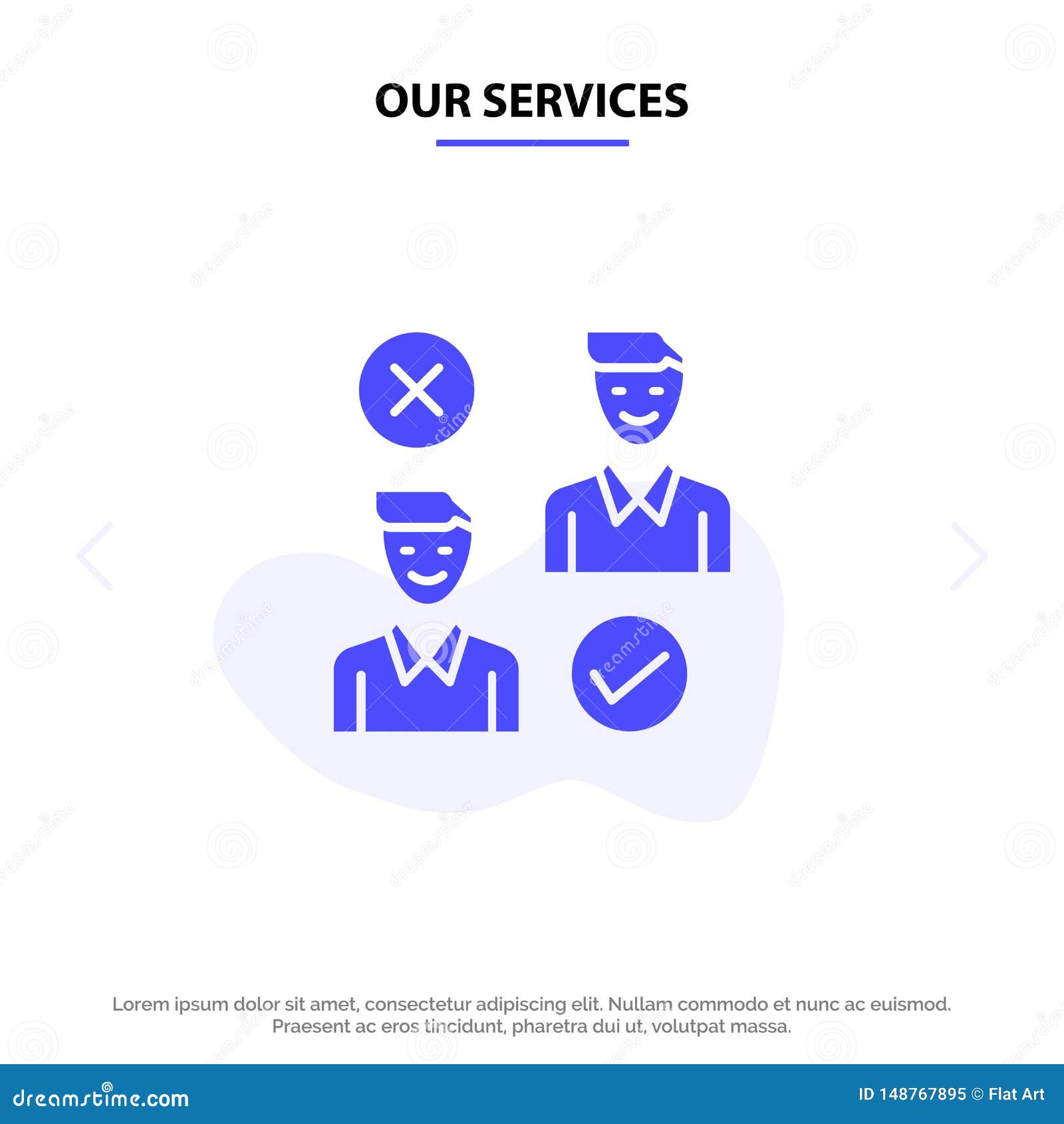 Our Services Group, User, Job, Good, Cancel Solid Glyph Icon Web Regarding Service Job Card Template