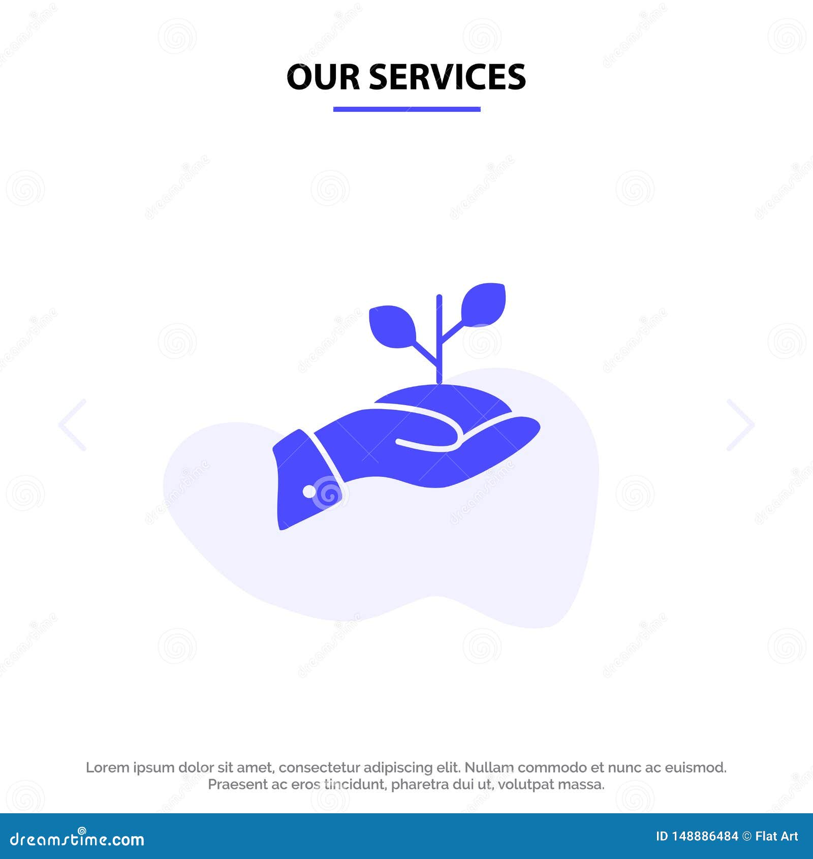 Our Services Growth, Charity, Donation, Finance, Loan, Money Intended For Donation Card Template Free