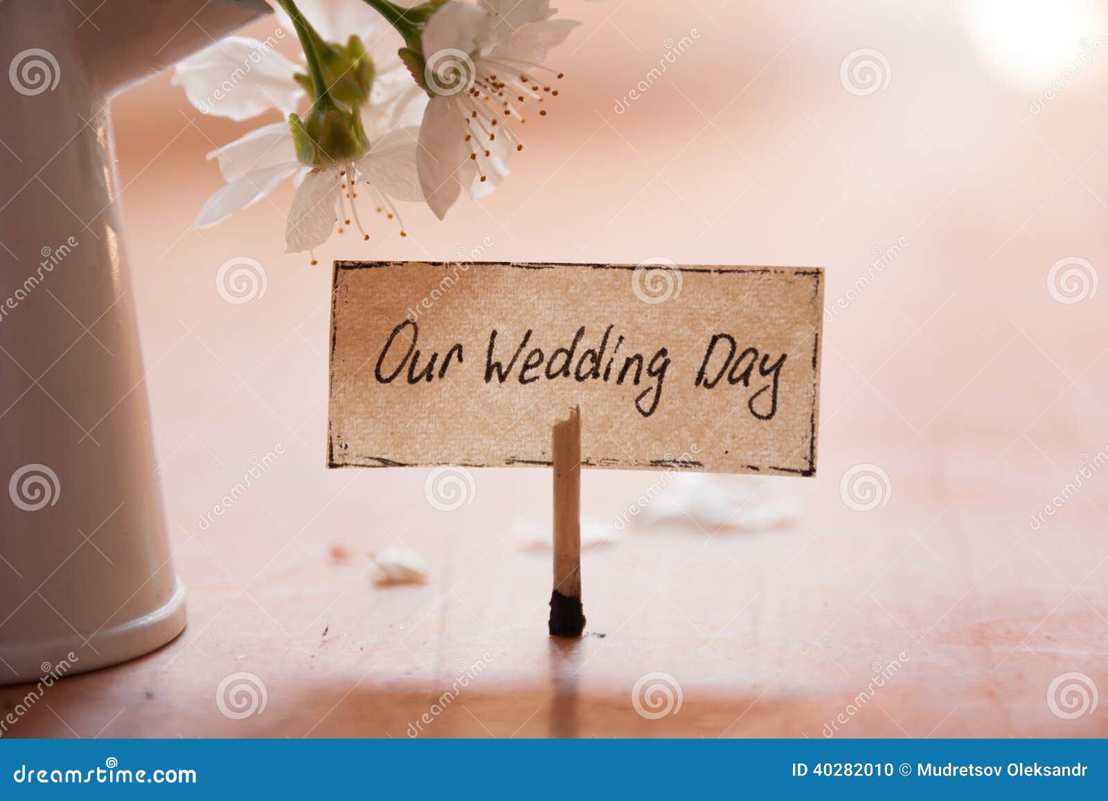 Our wedding day stock photo. Image of flower, decor, white - 40282010