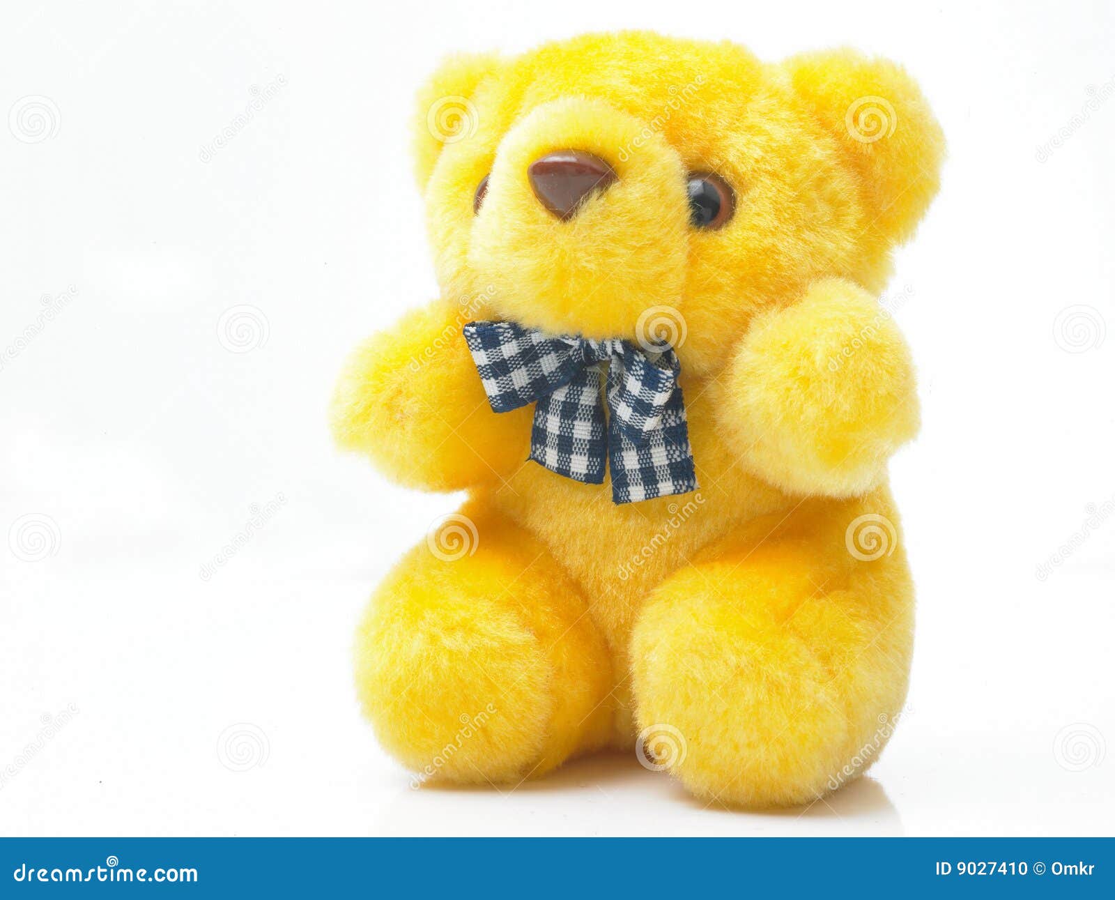Ours de nounours jaune photo stock. Image du nounours - 9027410