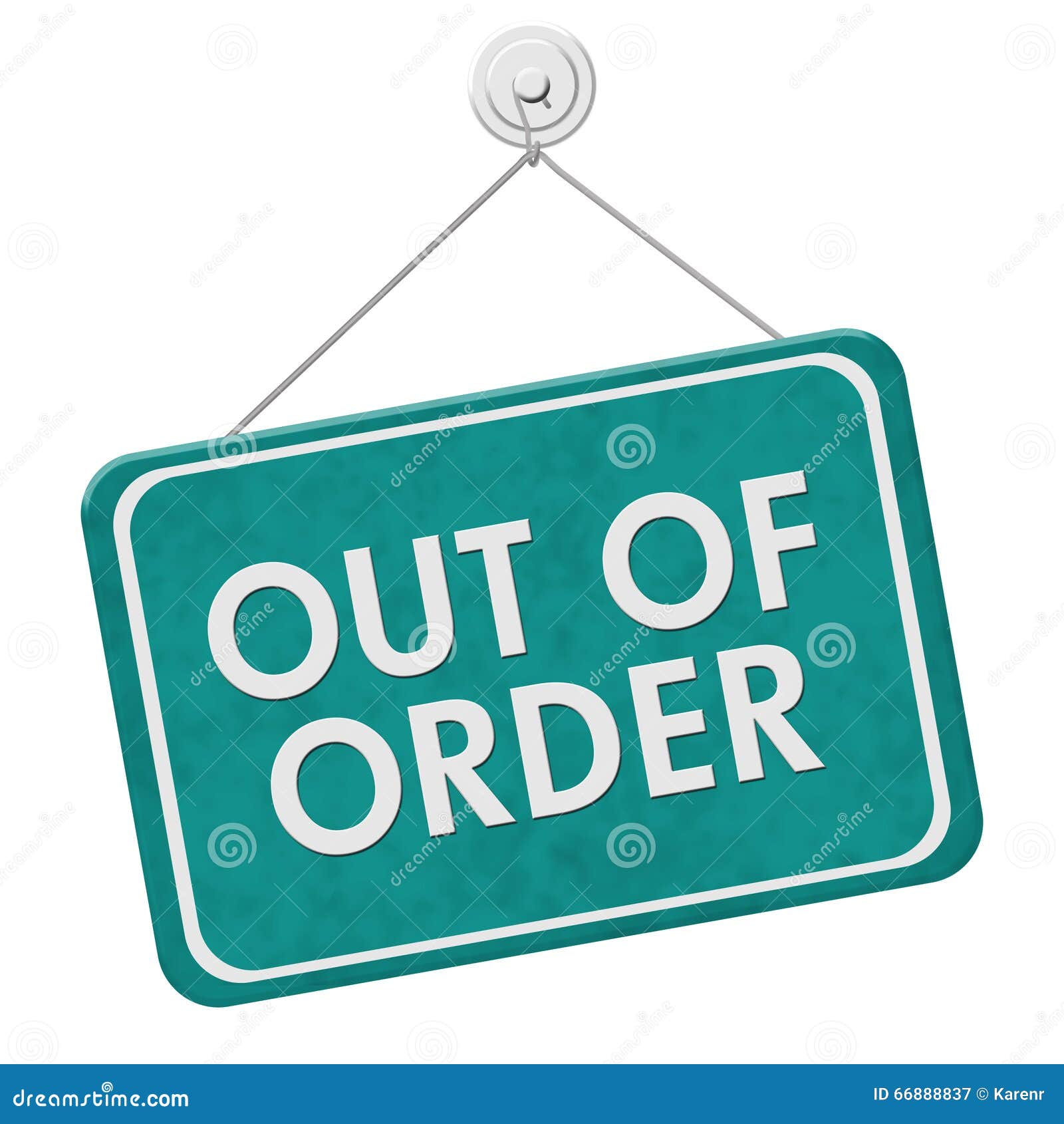 out of order sign