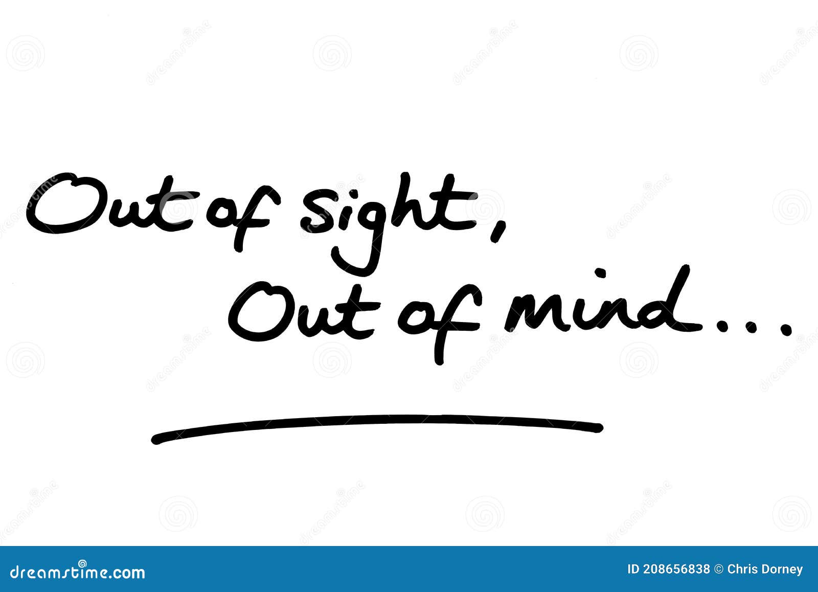 Out of sight, Out of mind stock illustration. Illustration of neglectful -  208656838, image size:1600x1158