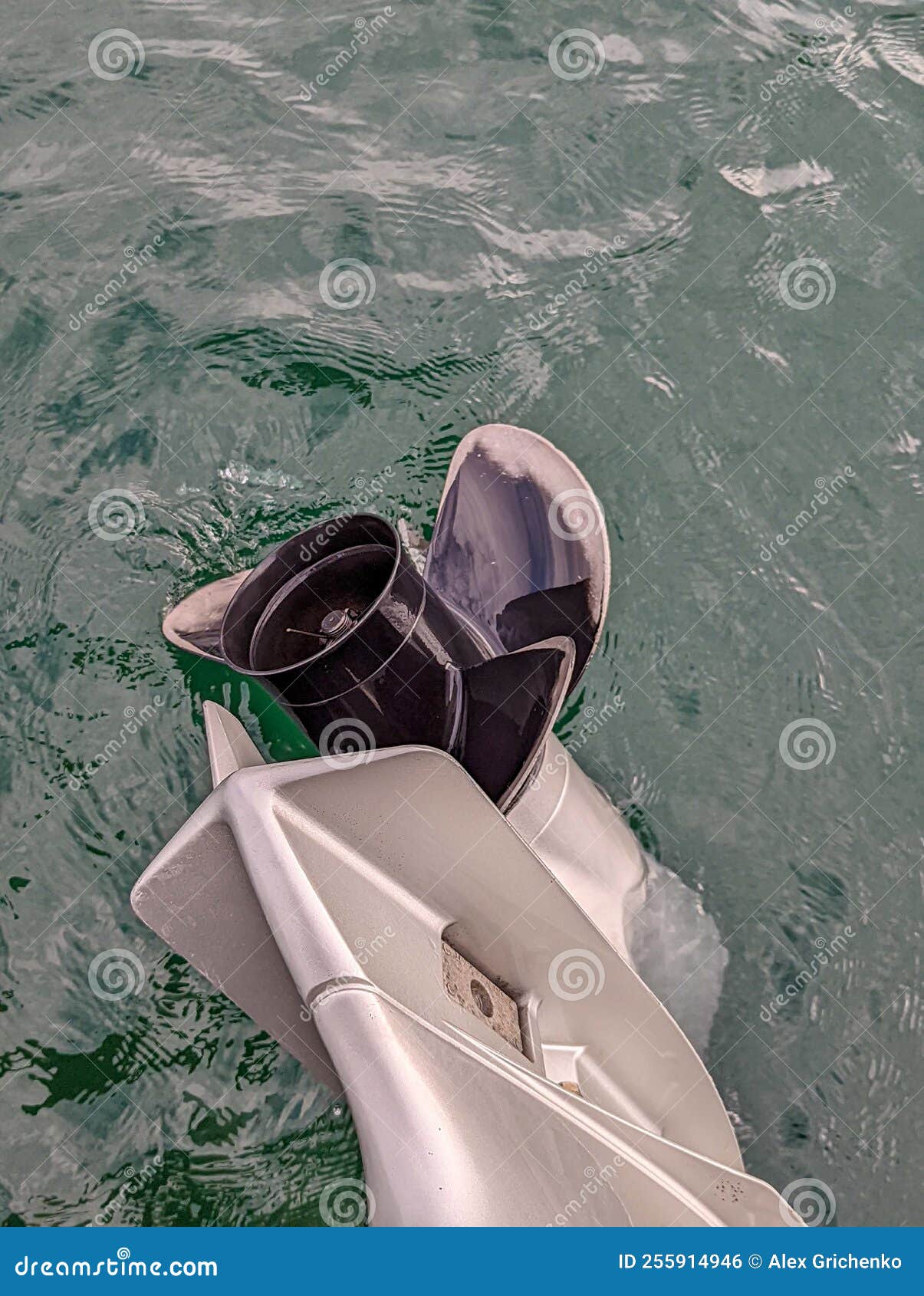 Outboard Boat Engine Motor Propeller Stock Photo Image of power