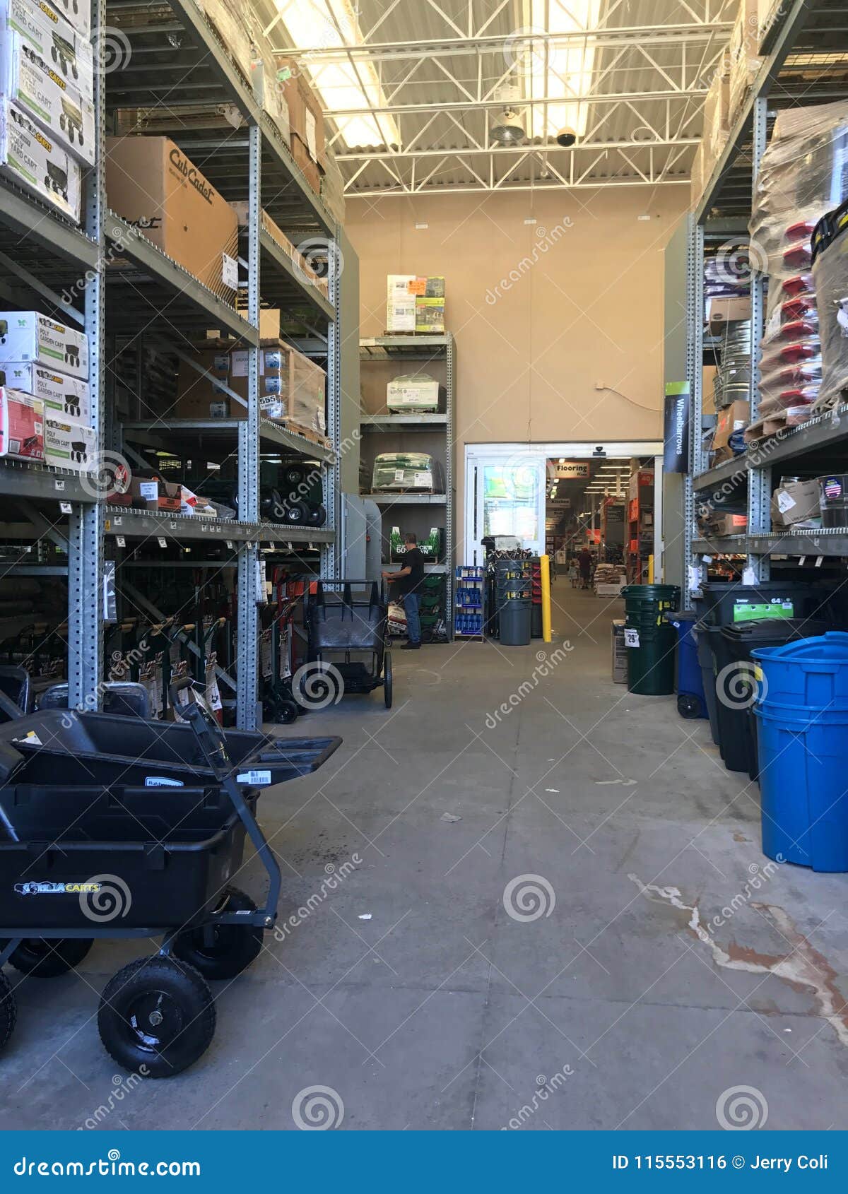 Outdoor Aisle of a Chain Hardware Store Editorial Photo Image of aisle, store 115553116