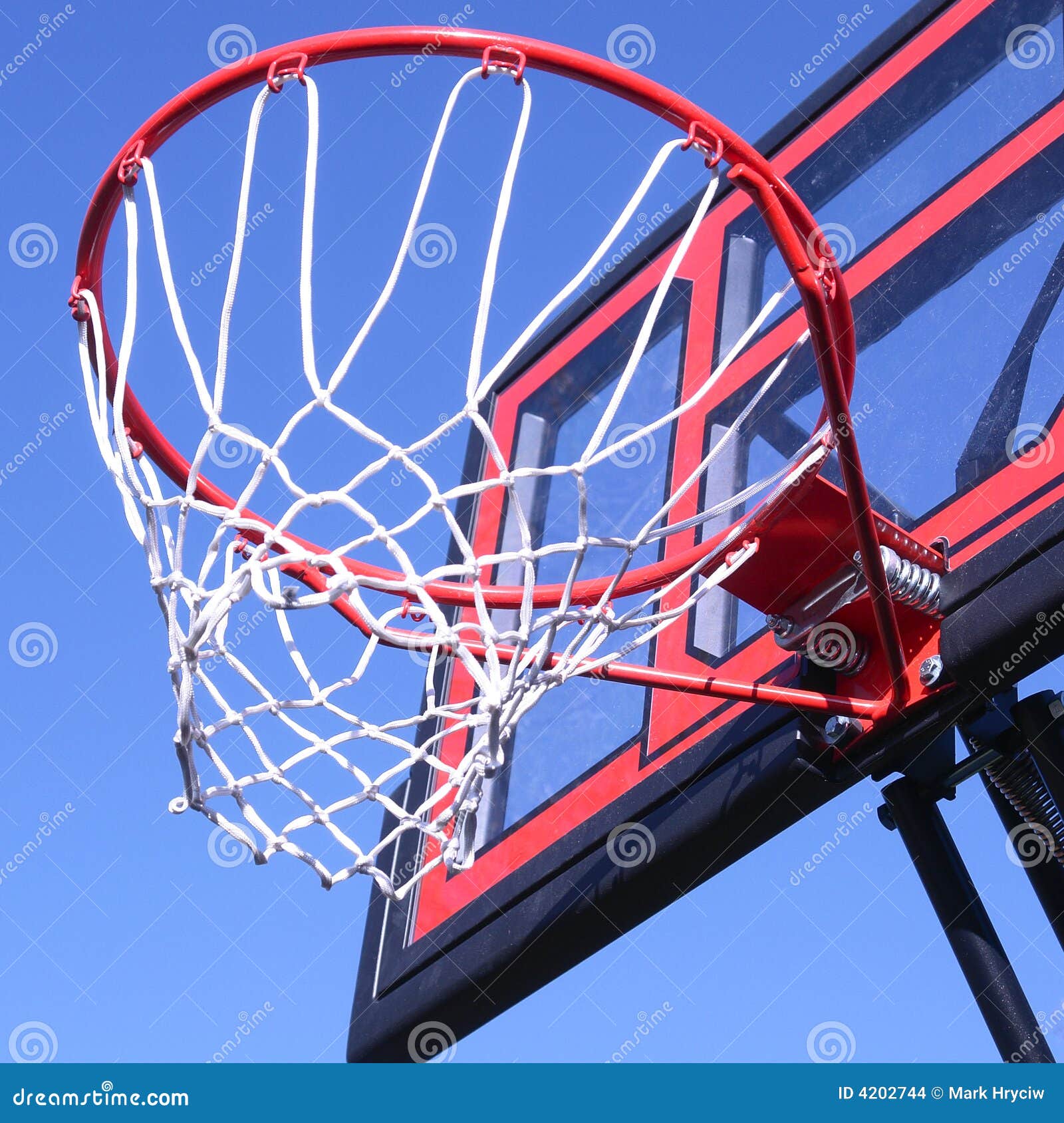 Outdoor Basketball Hoop Net Stock Photo - Image of outdoor, game: 4202744