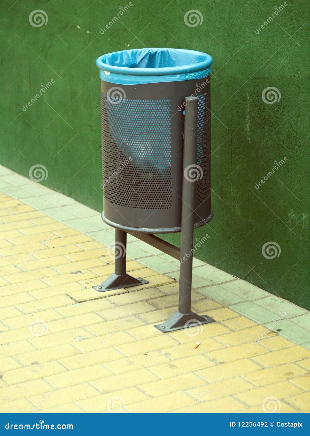 Outdoor bin stock photo. Image of garage, clean, green 12256492