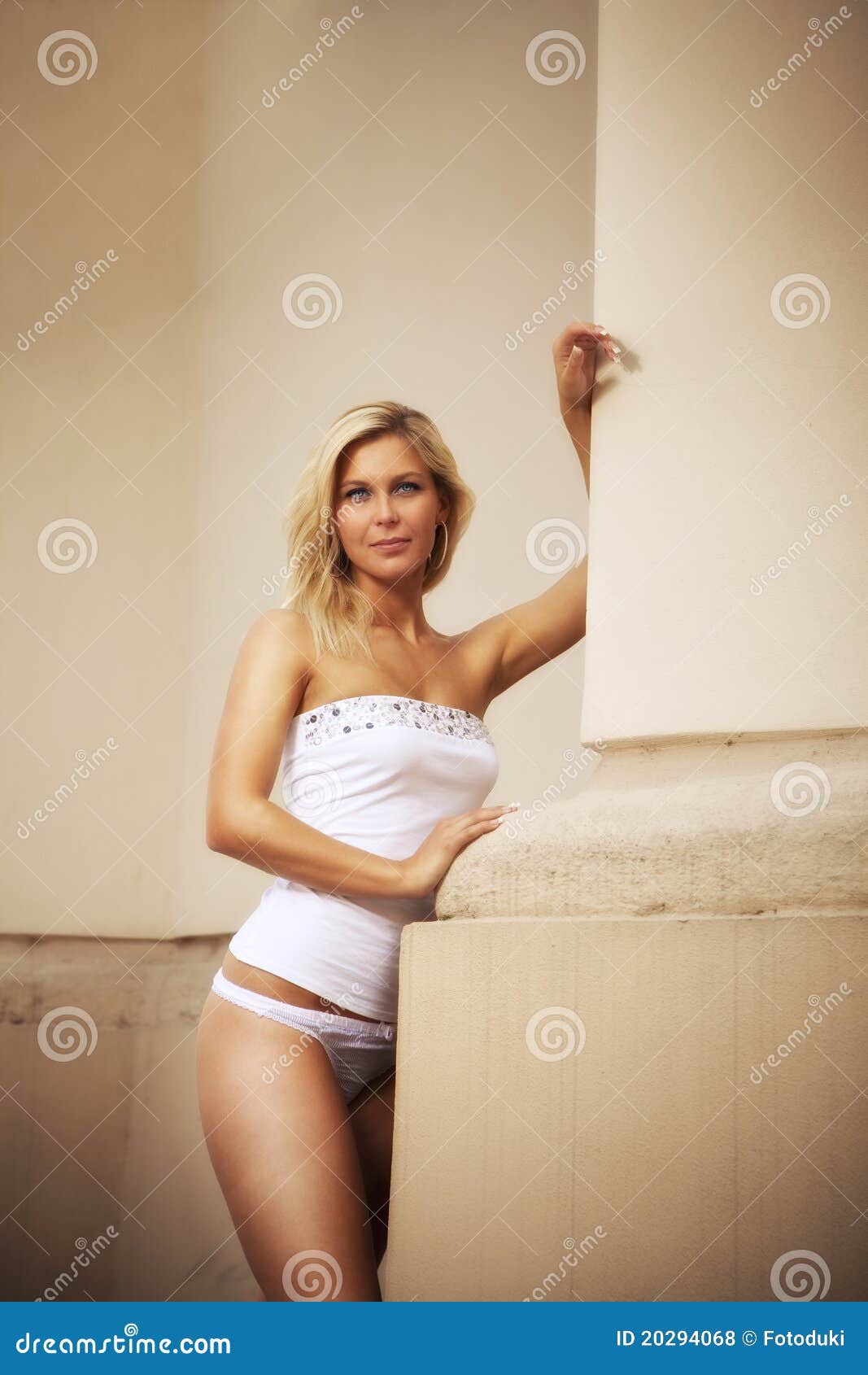 Pretty Feminine Legs White Panties White Background Stock Photo by  ©VGeorgiev 378558720