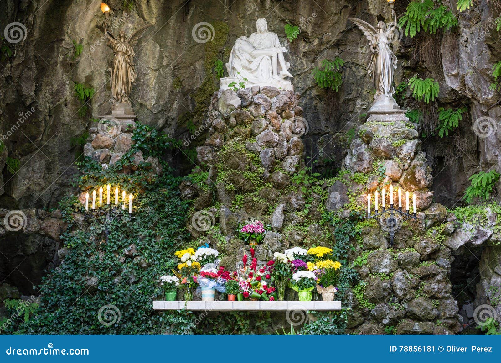 outdoor catholic shrine