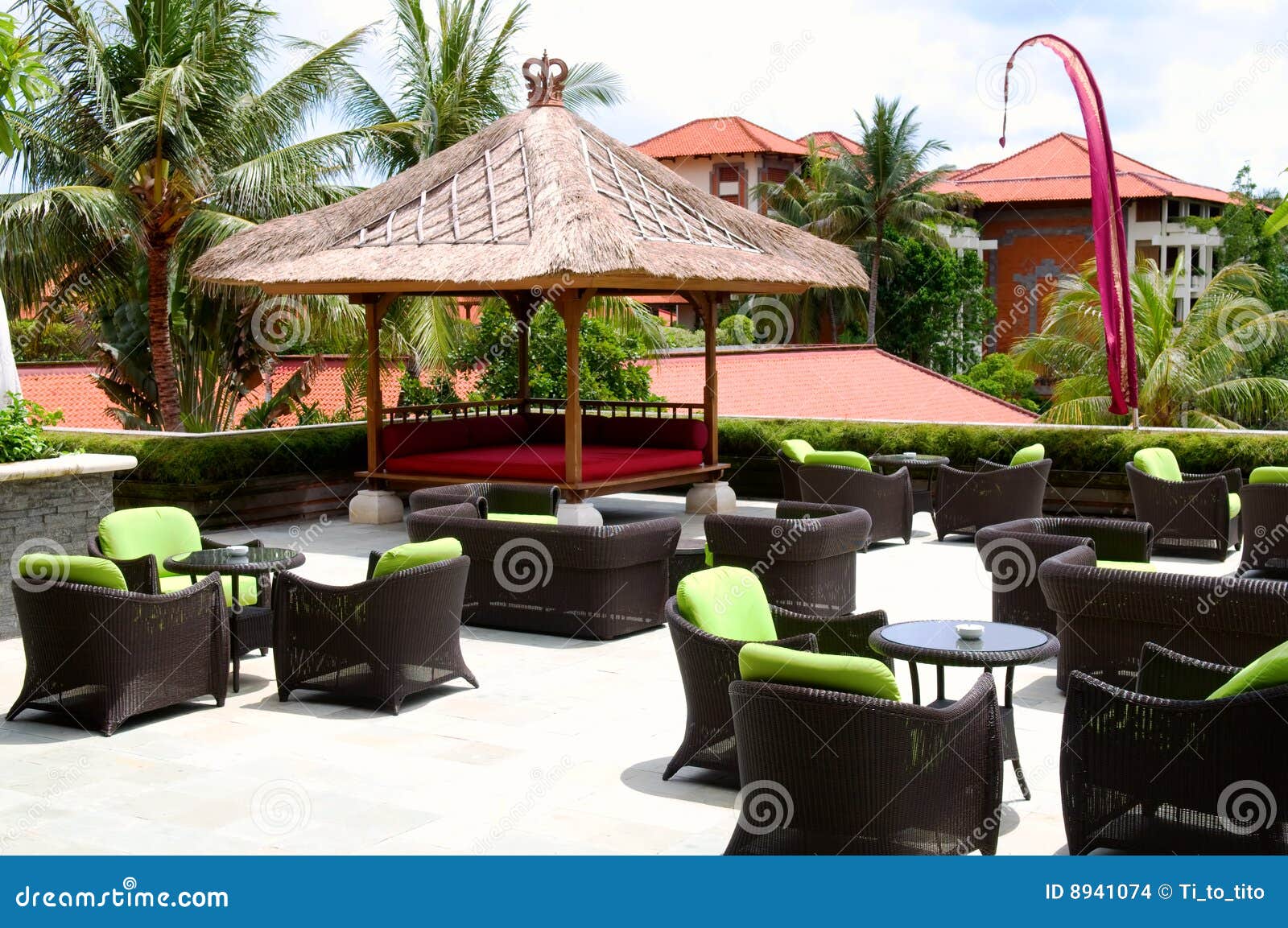 Outdoor coffee bar stock photo. Image of decoration, lounge 8941074