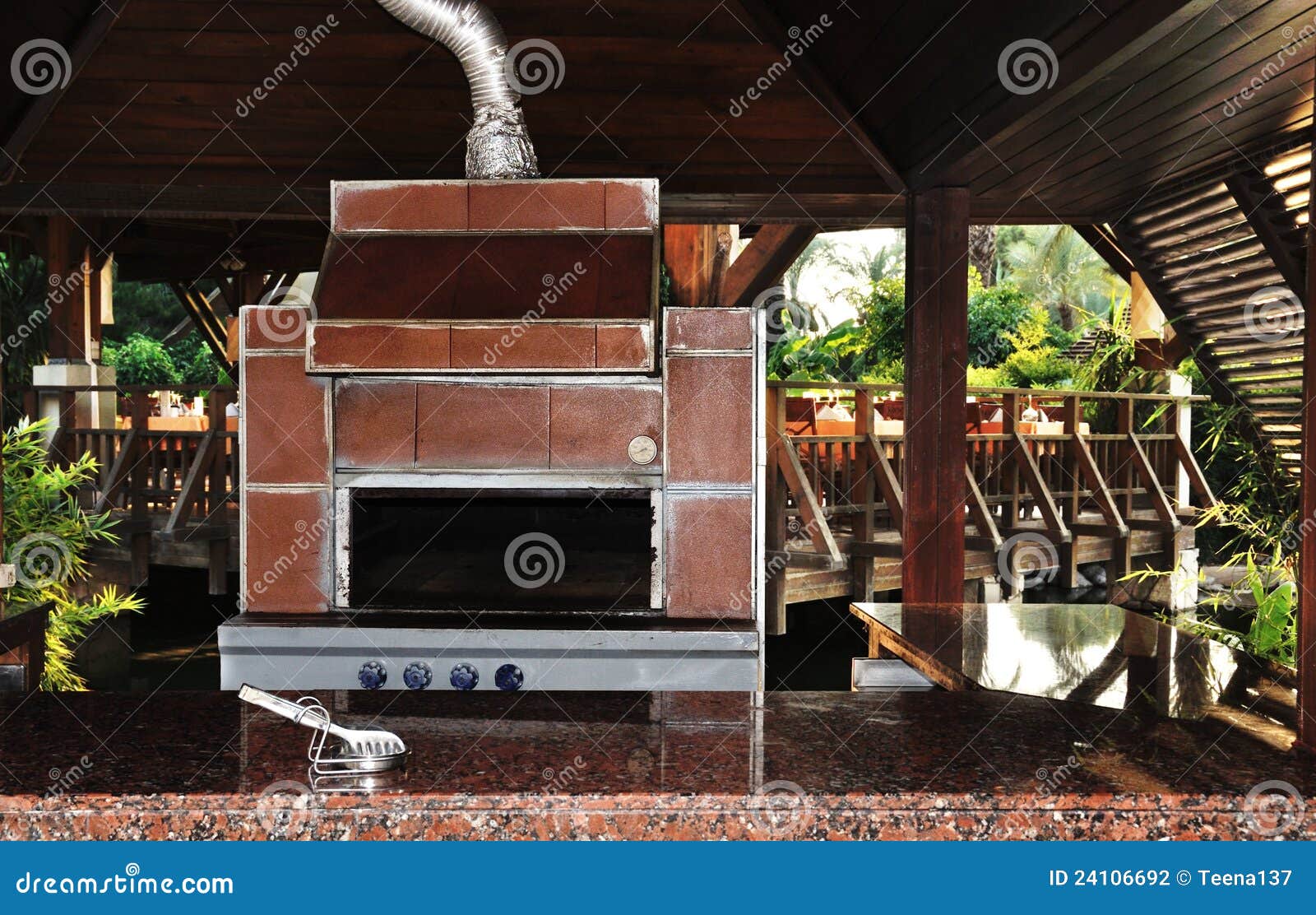 Outdoor cooking stove stock photo. Image of cooking, counter 24106692