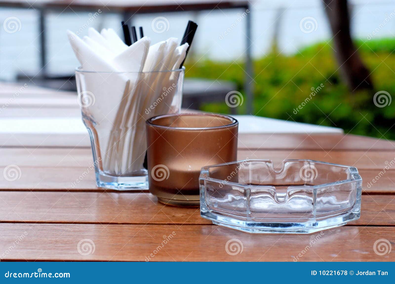 Outdoor dining essentials stock photo. Image of area 10221678