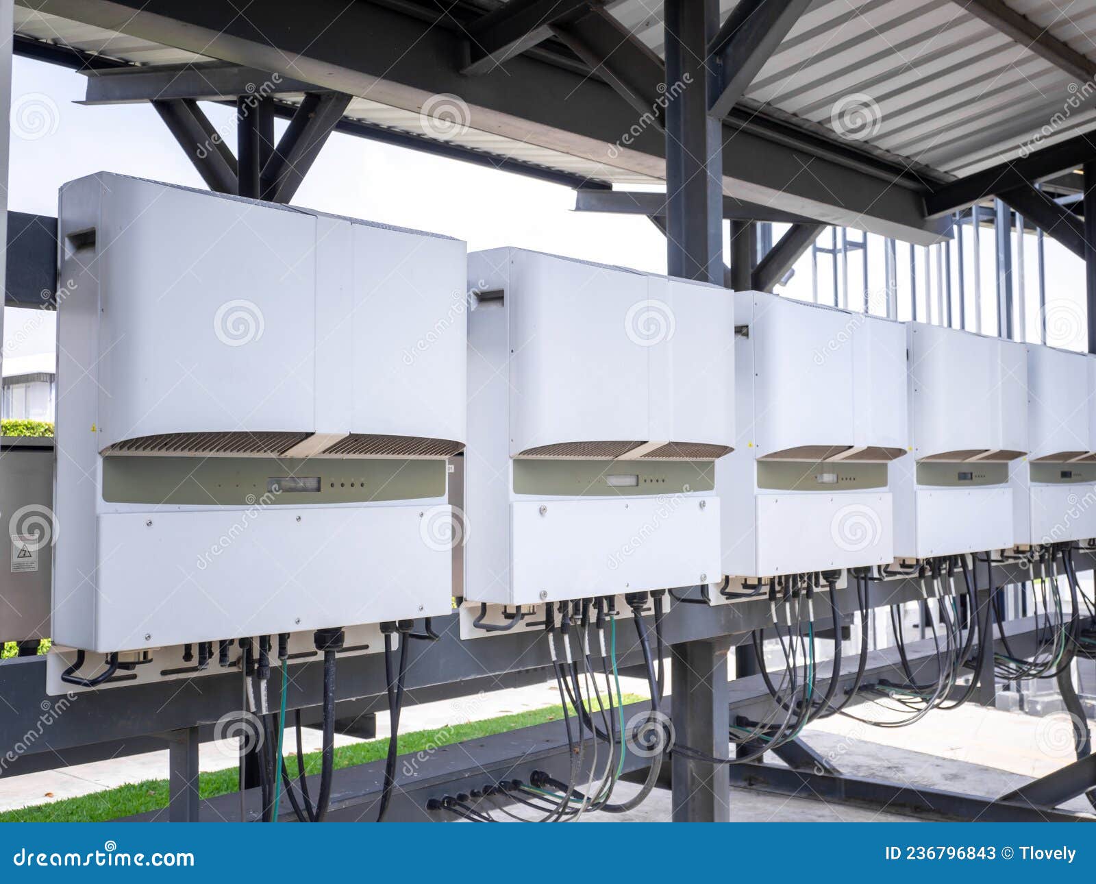 Outdoor Electric Control Box. Circuit Controller Box Stock Image