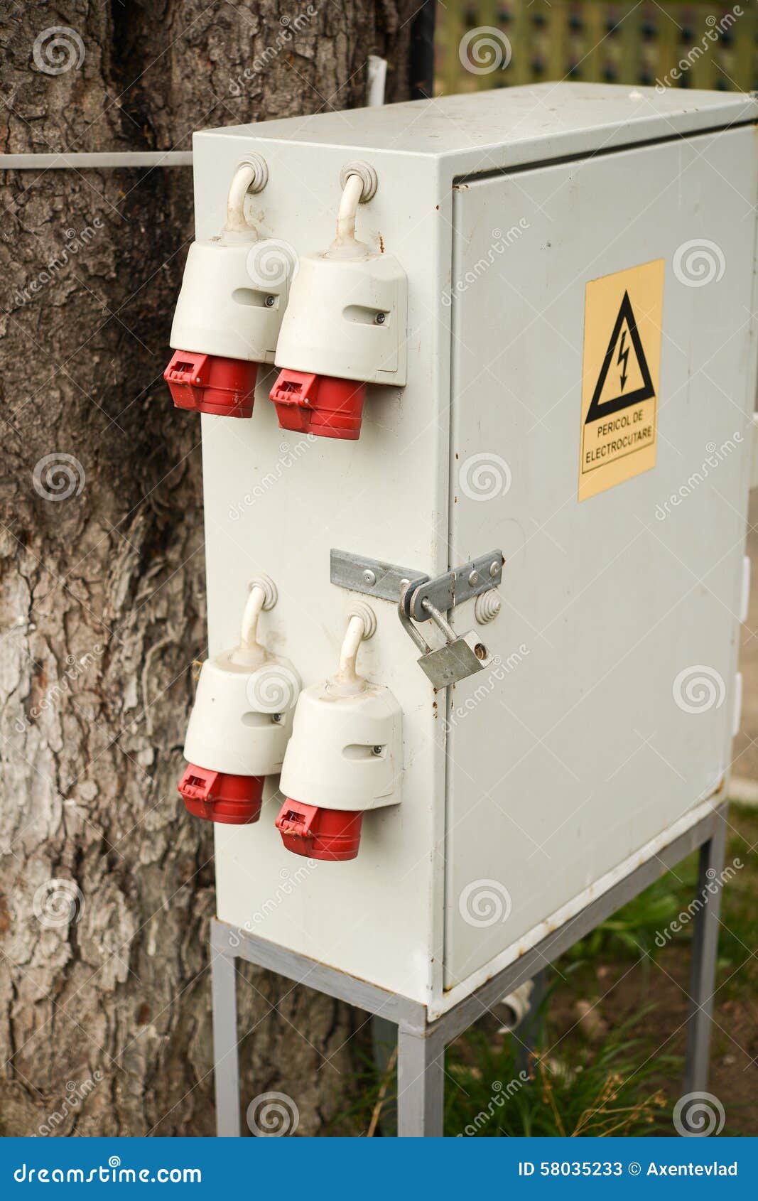 Outdoor Electric Control Box Stock Image Image of exterior, factory