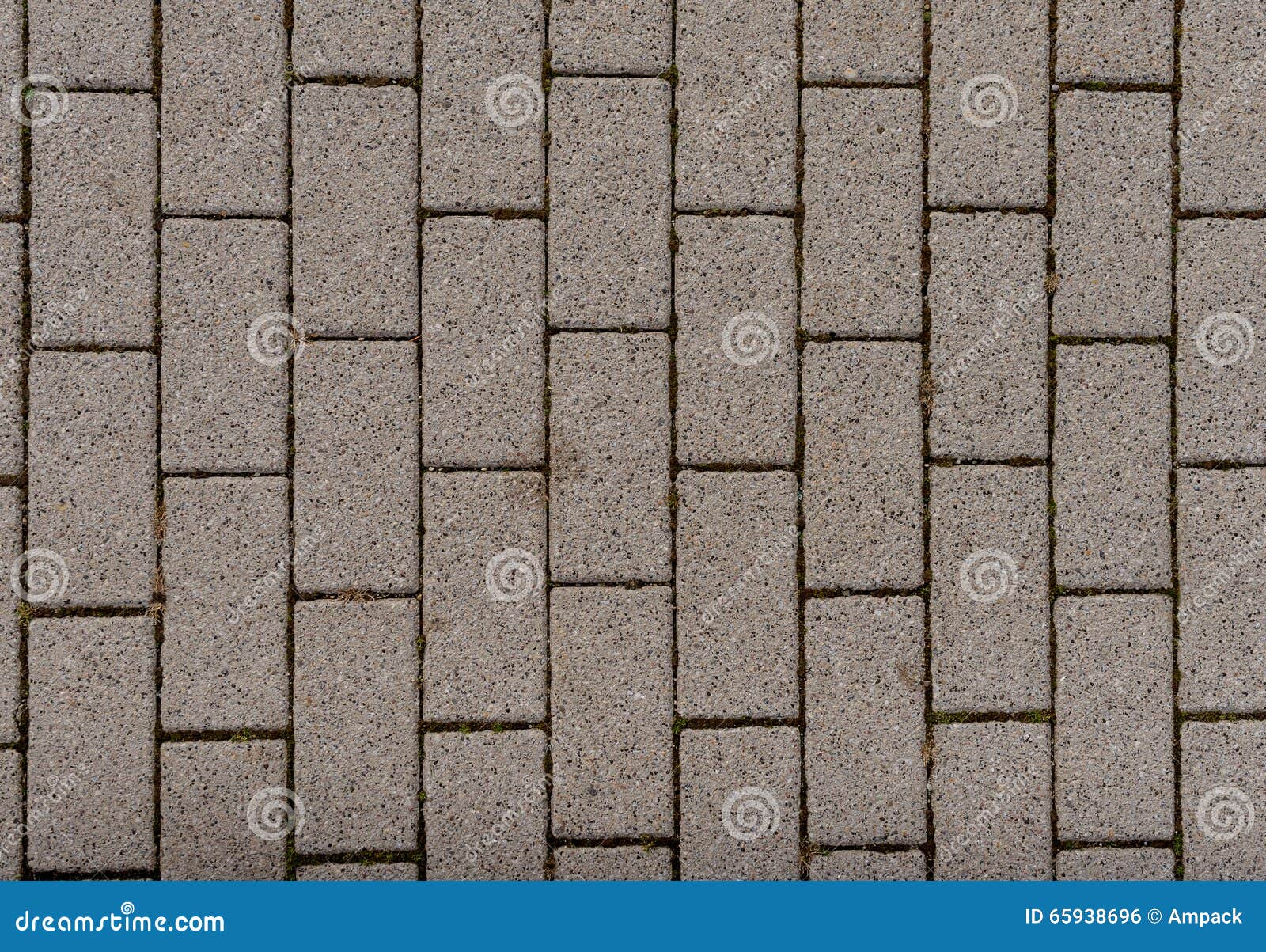 Outdoor Grey Concrete Block Floor Background Texture Stock Photo